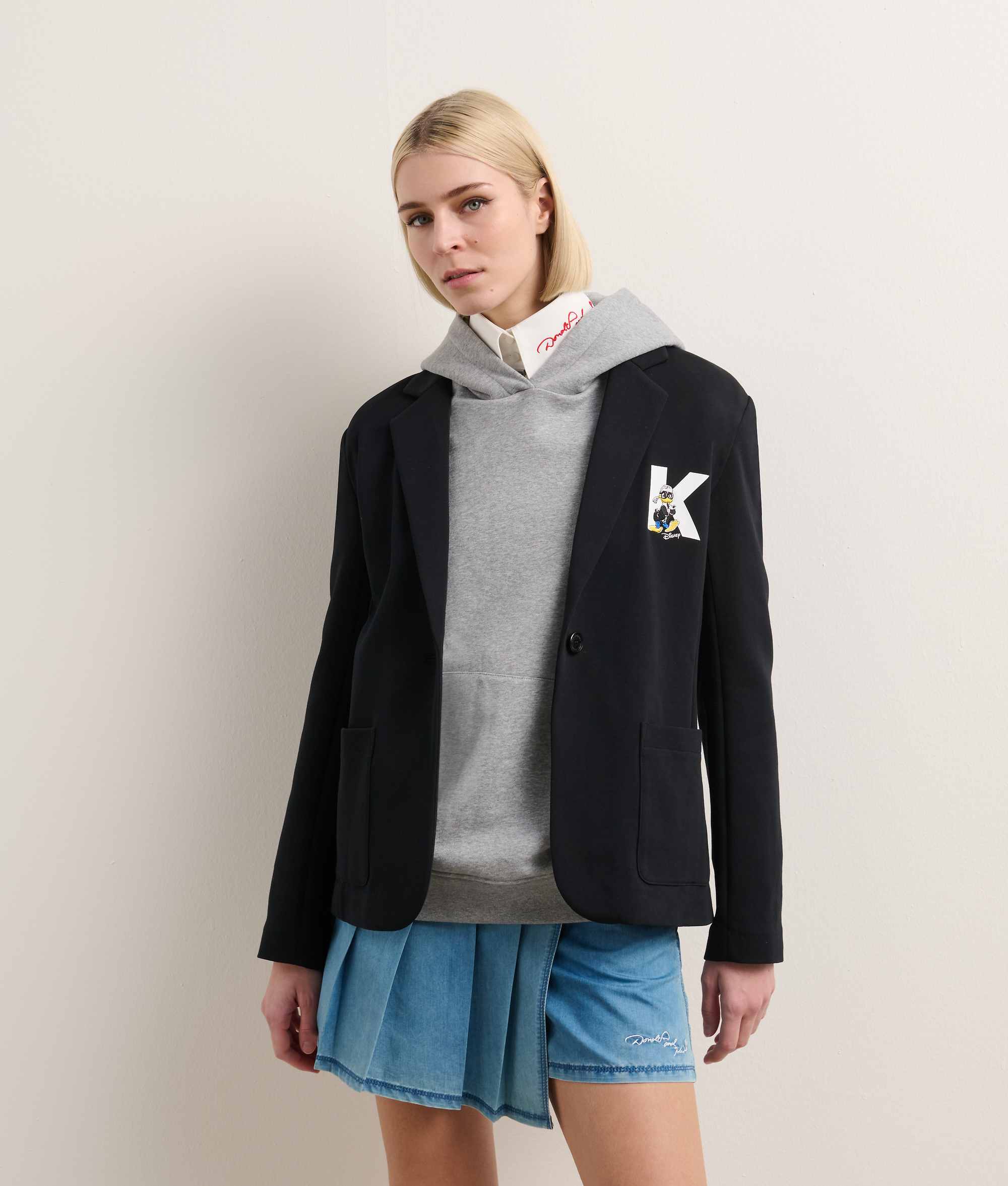 Karl Lagerfeld Disney X Kl Blazer In Black