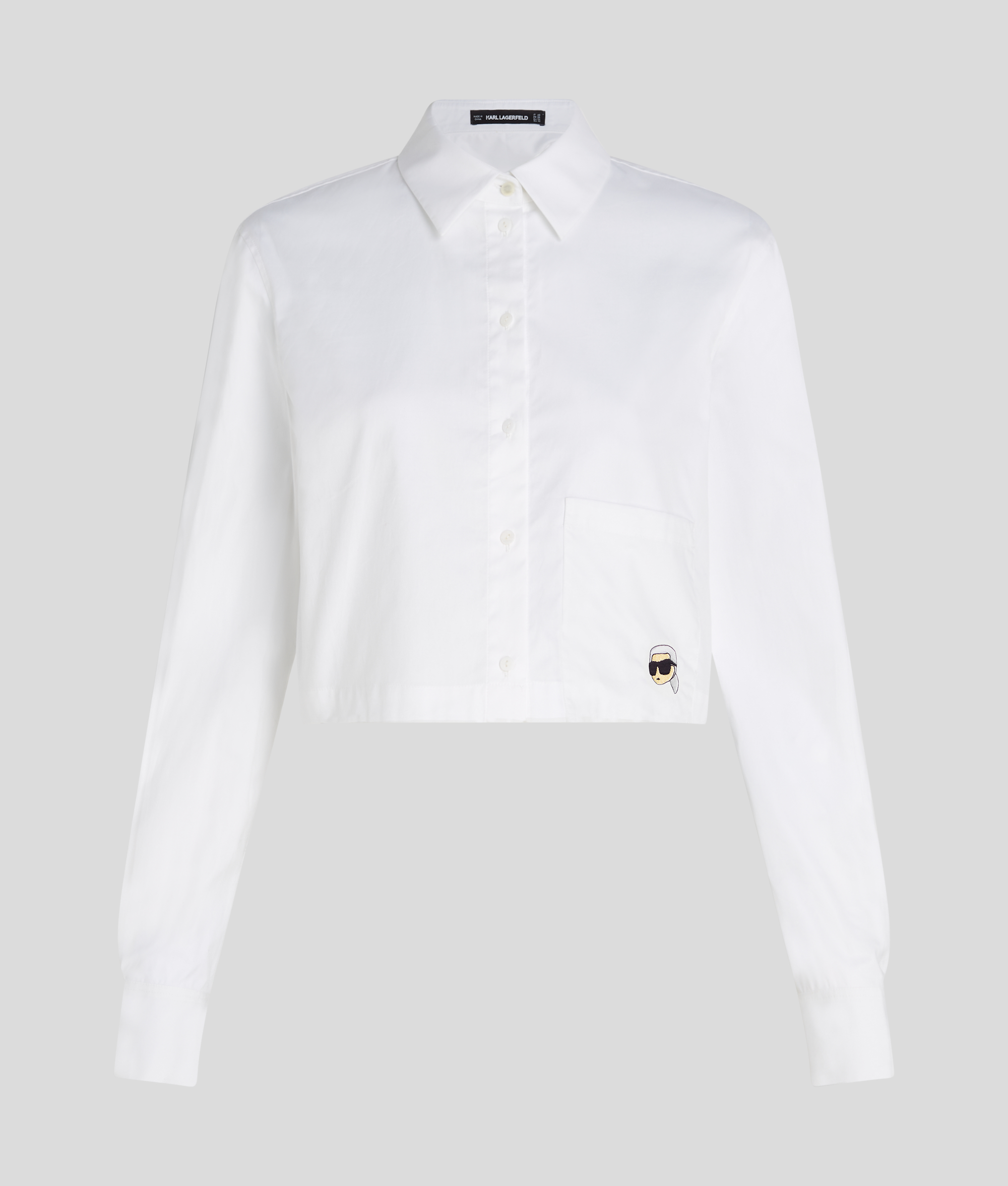 Karl Lagerfeld Ikon Oxford Shirt In Black