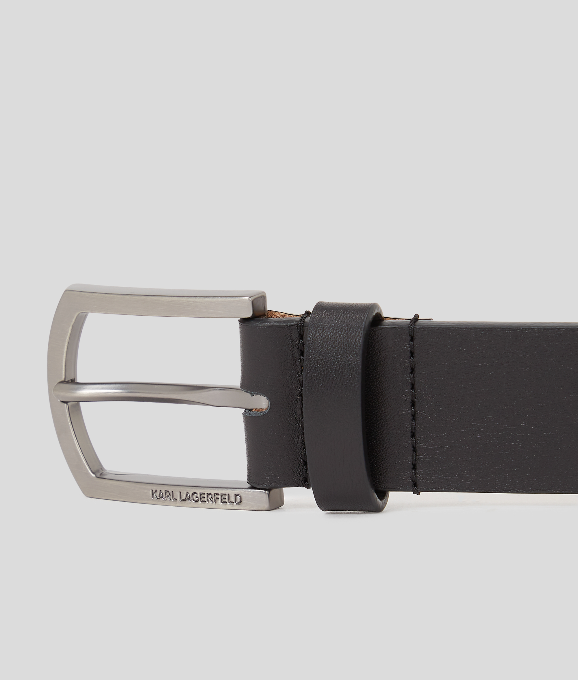 Karl Lagerfeld K/essential Leather Belt