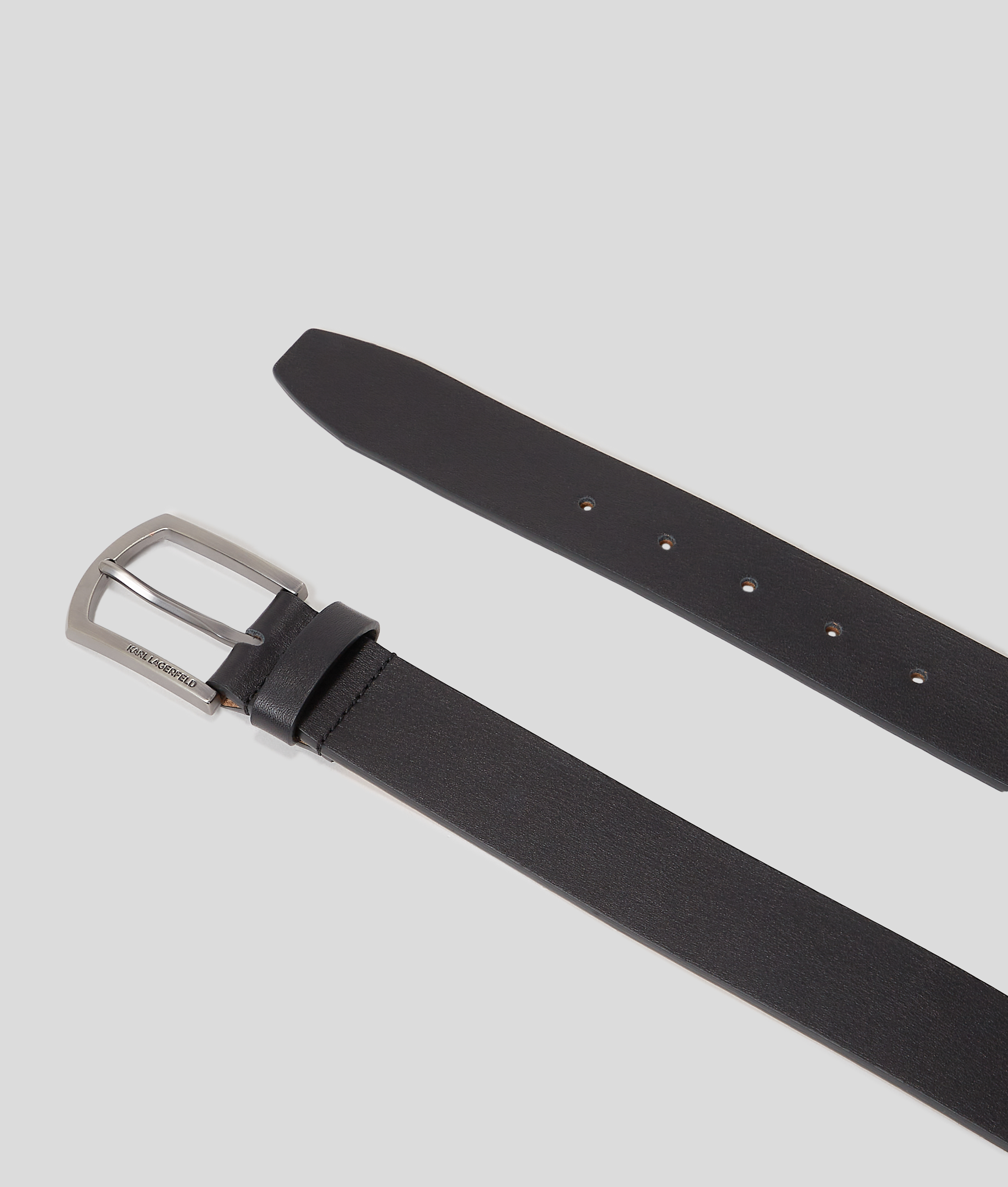 Karl Lagerfeld K/essential Leather Belt
