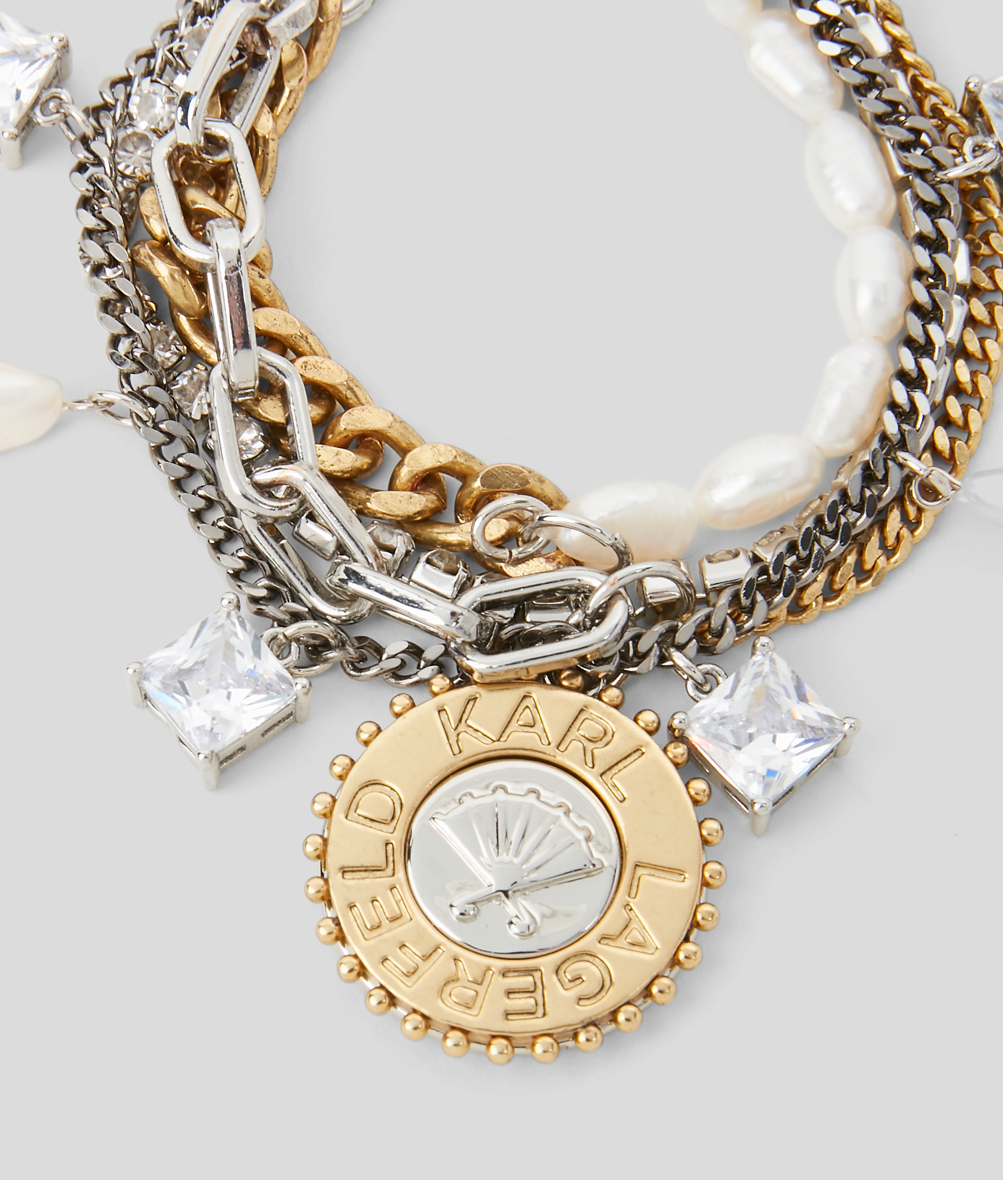 Karl Lagerfeld K/rock Multi-chain Bracelet