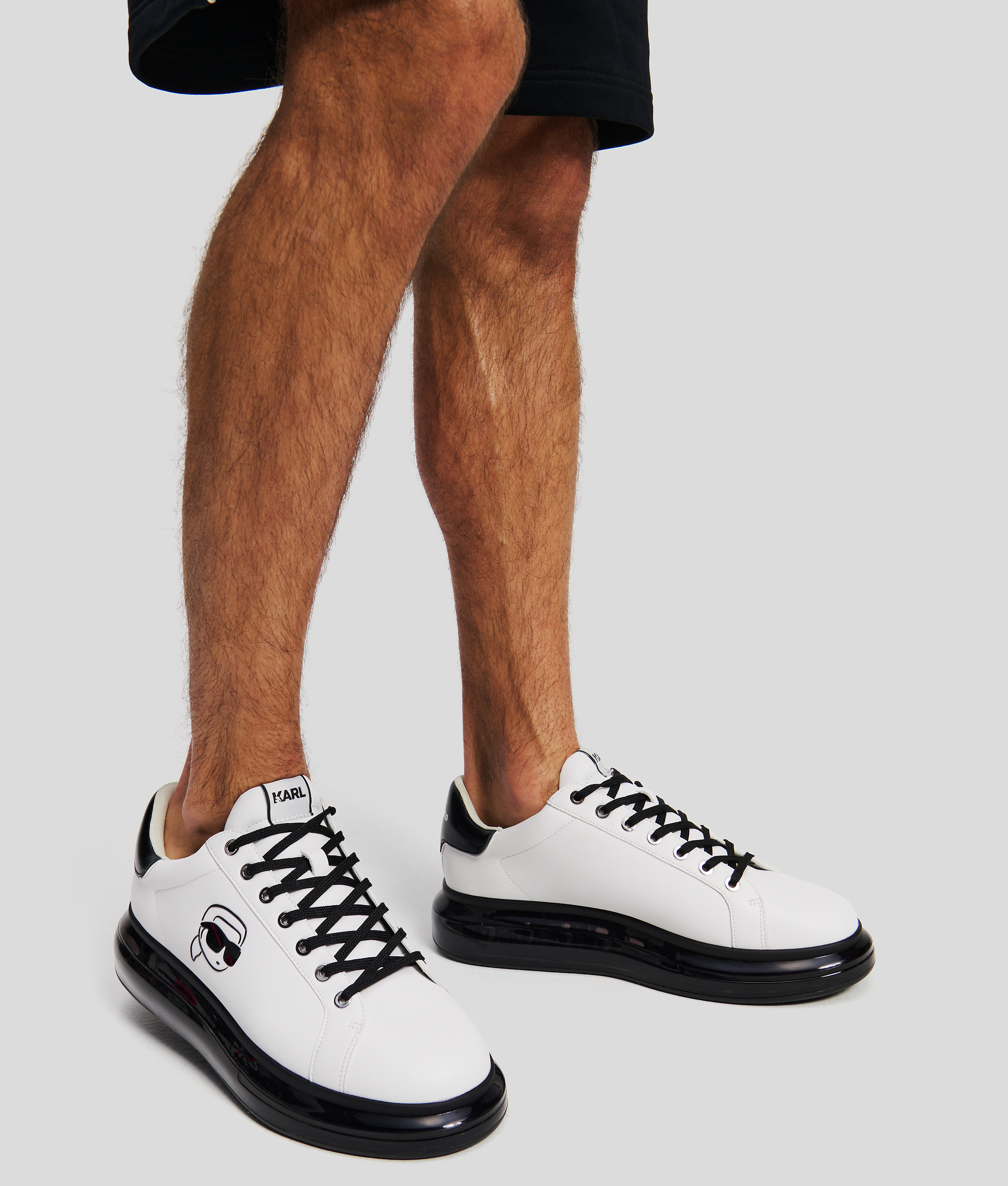 Karl Lagerfeld Logo Platform Sneakers