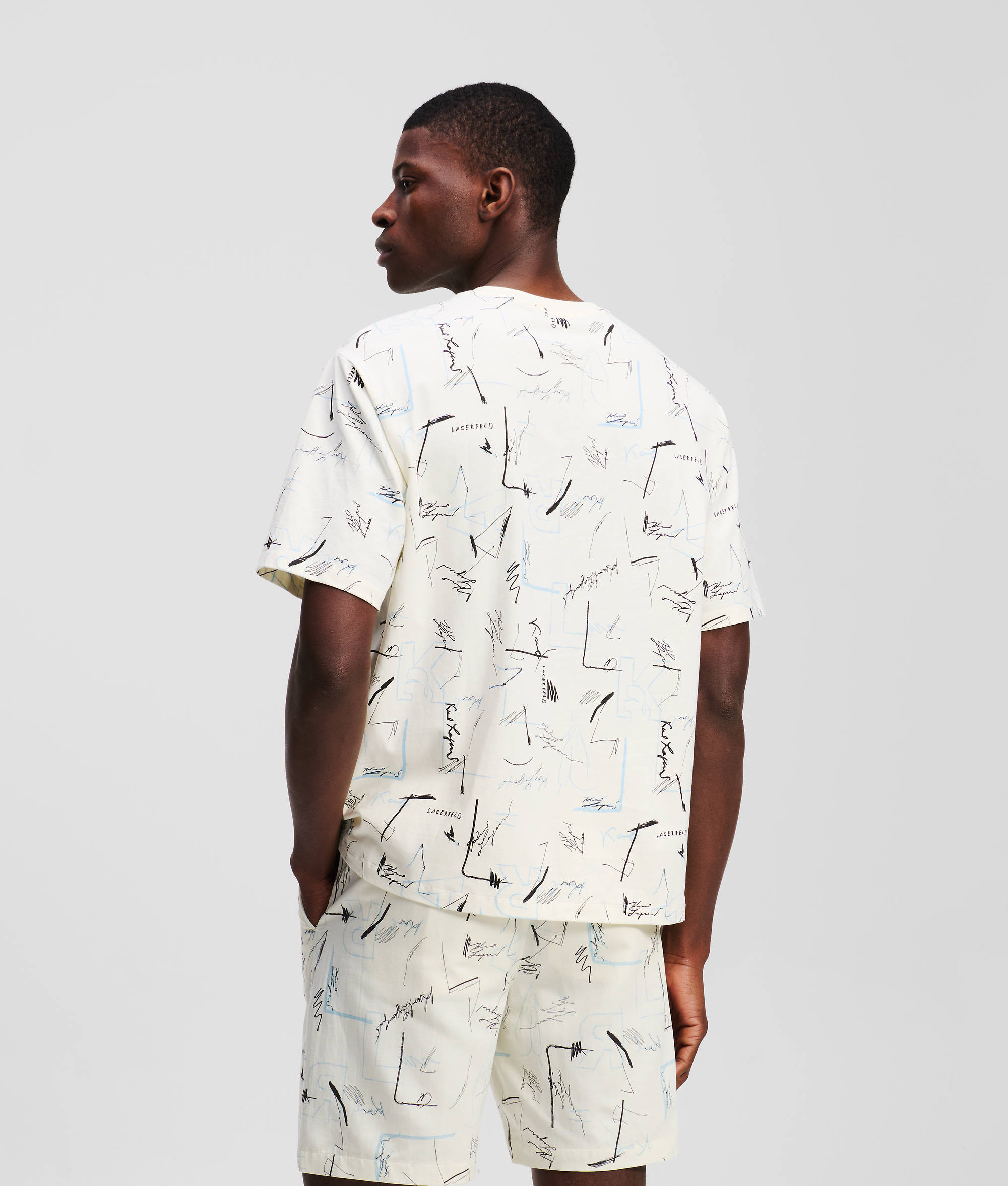 Karl Lagerfeld Man In White