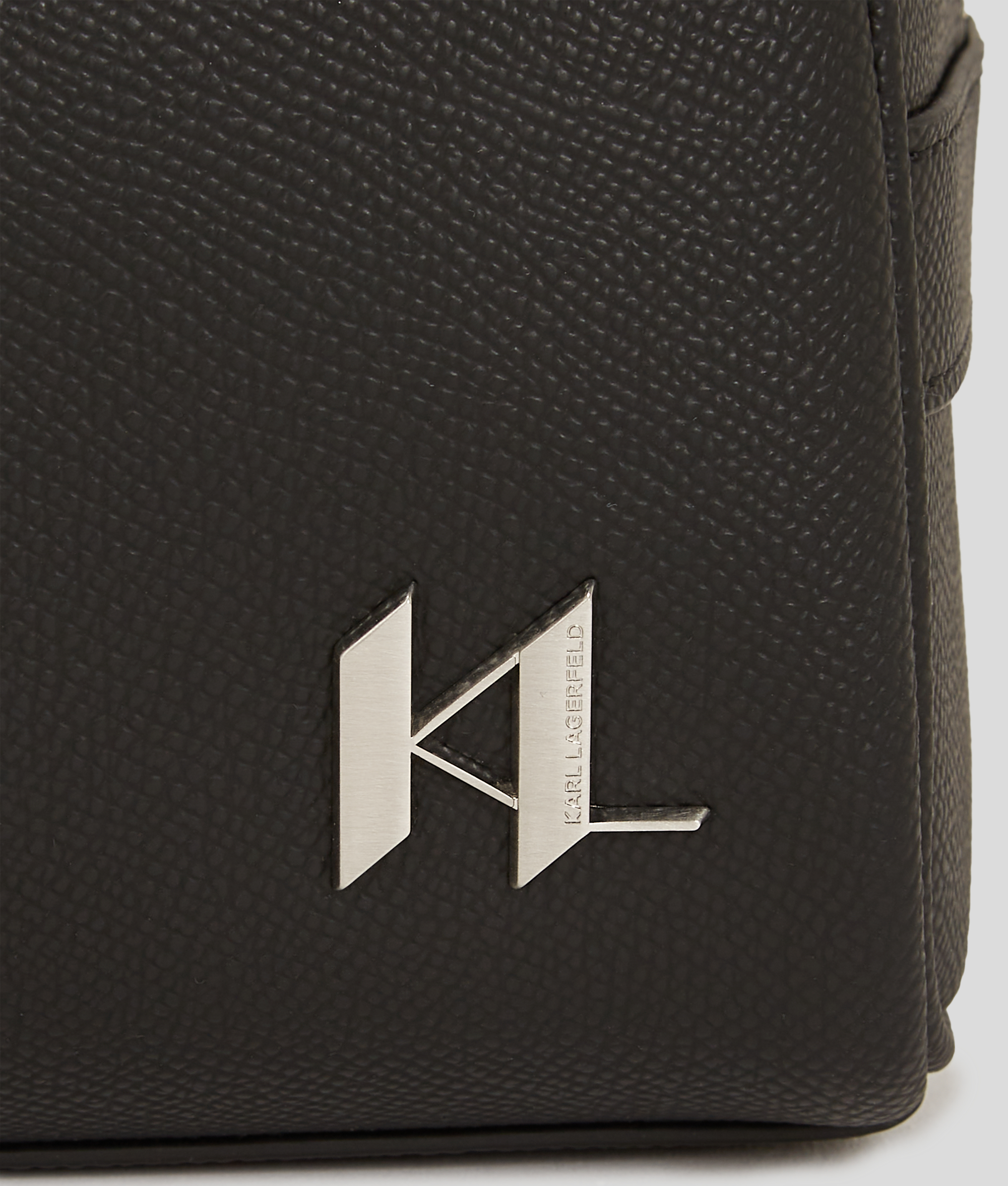 Karl Lagerfeld K/monogram Leather Wash Bag