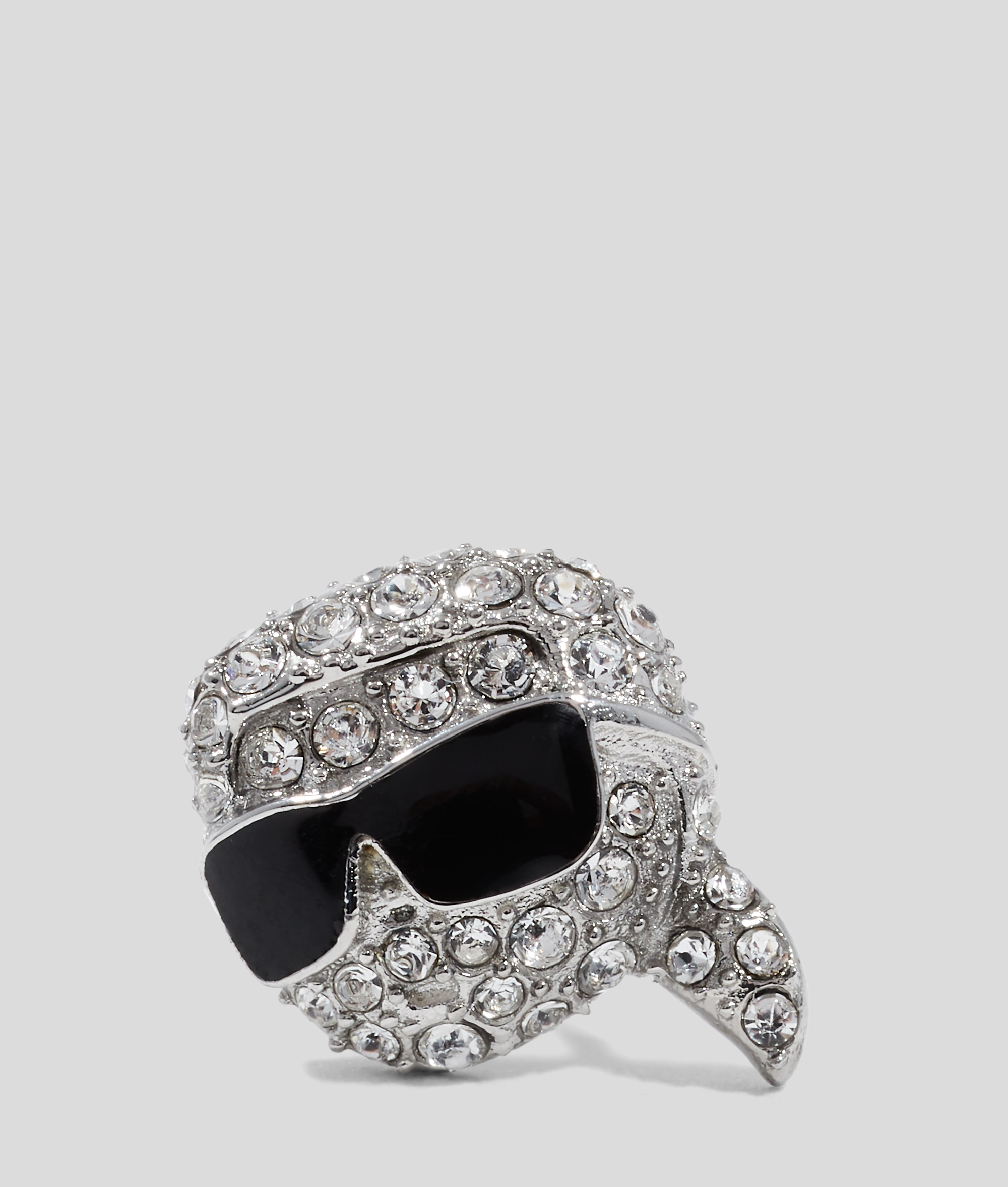 Karl Lagerfeld Ikon Pavé Karl Charm Earrings