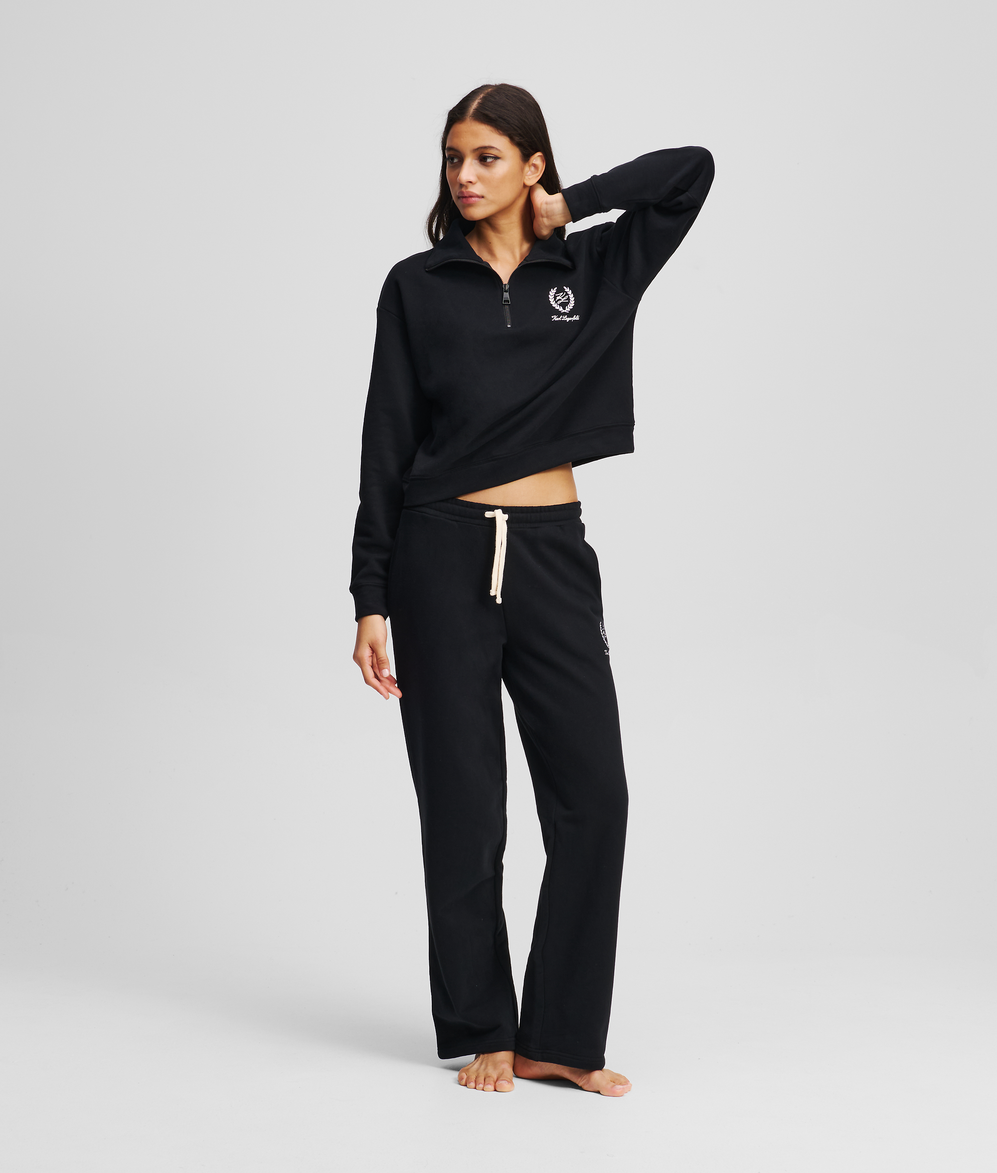 Karl Lagerfeld Hotel Karl Loungewear Sweatpants In Black