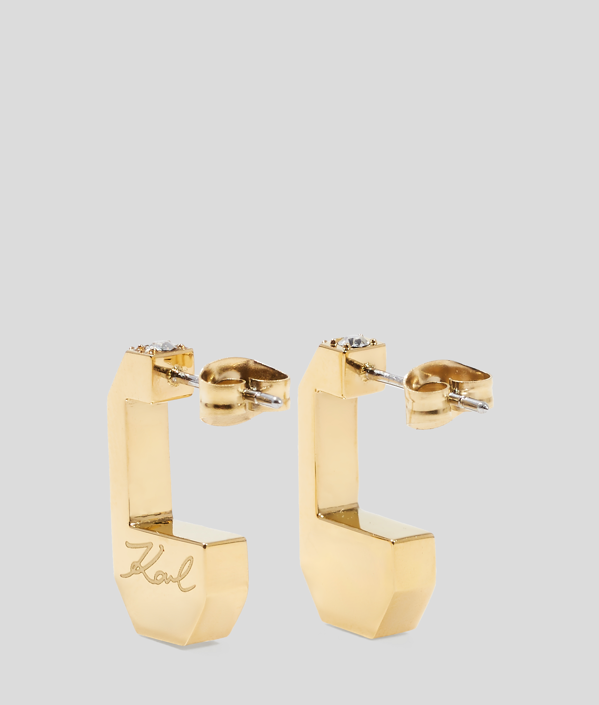 Karl Lagerfeld Crystals Earrings