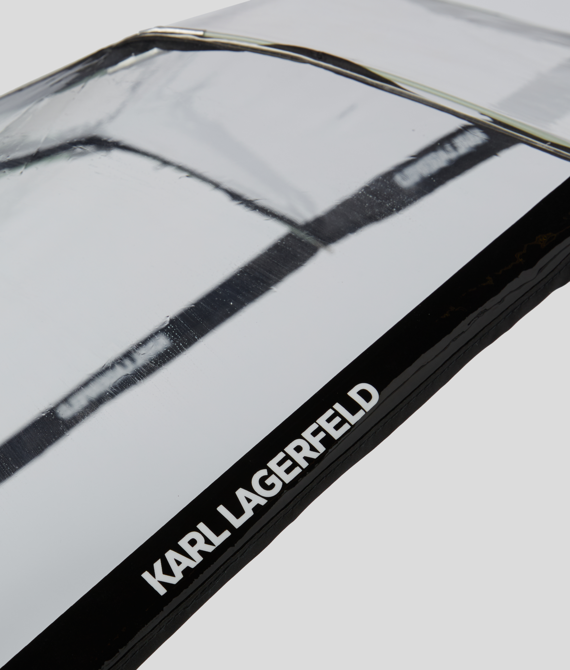 Karl Lagerfeld Logo Transparent Umbrella