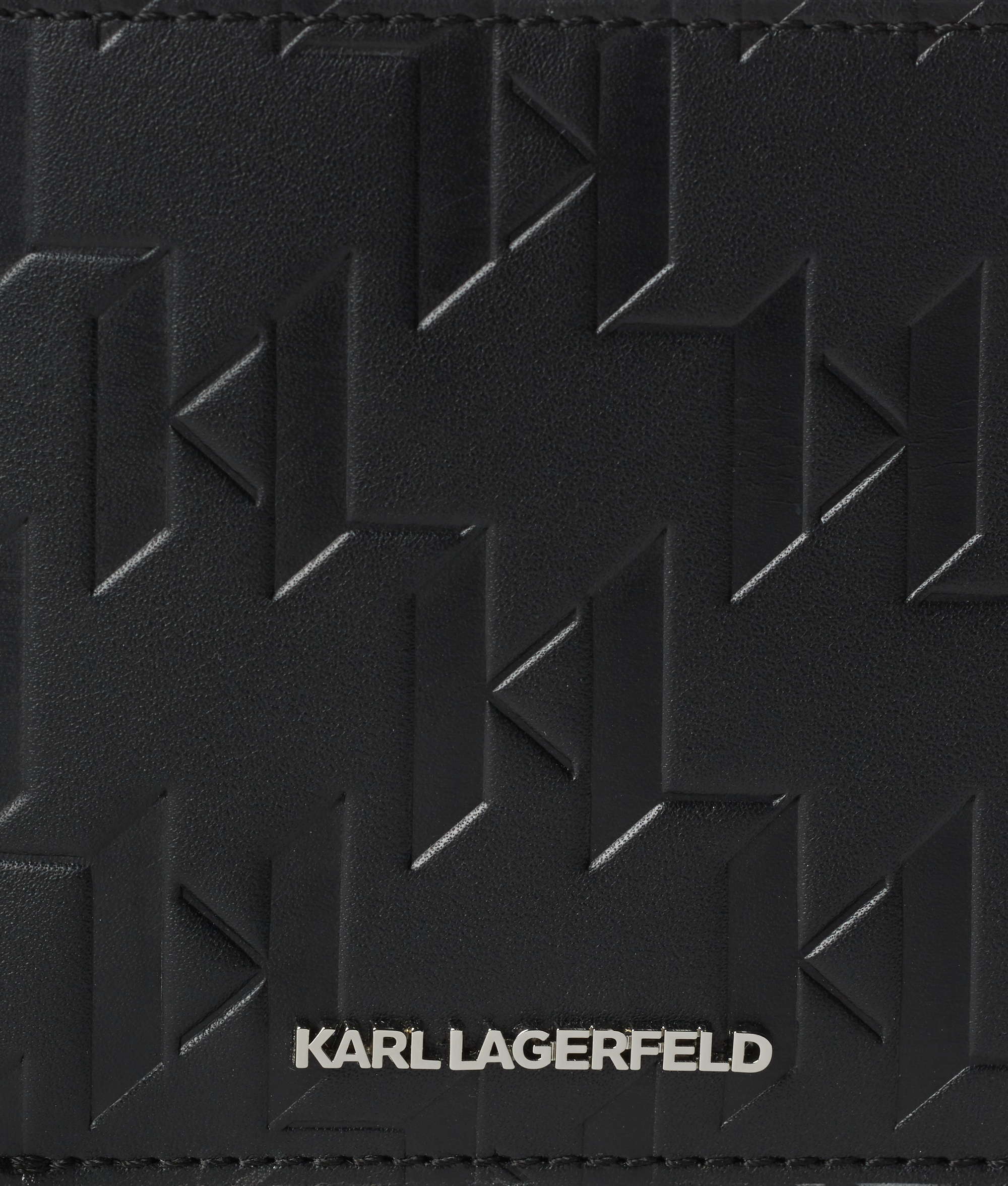 Karl Lagerfeld K/loom Leather Bi-fold Wallet