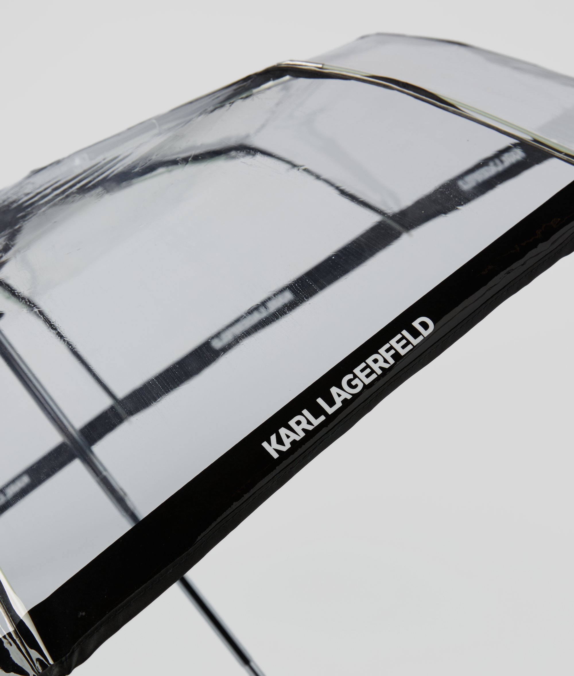 Karl Lagerfeld Logo Transparent Umbrella