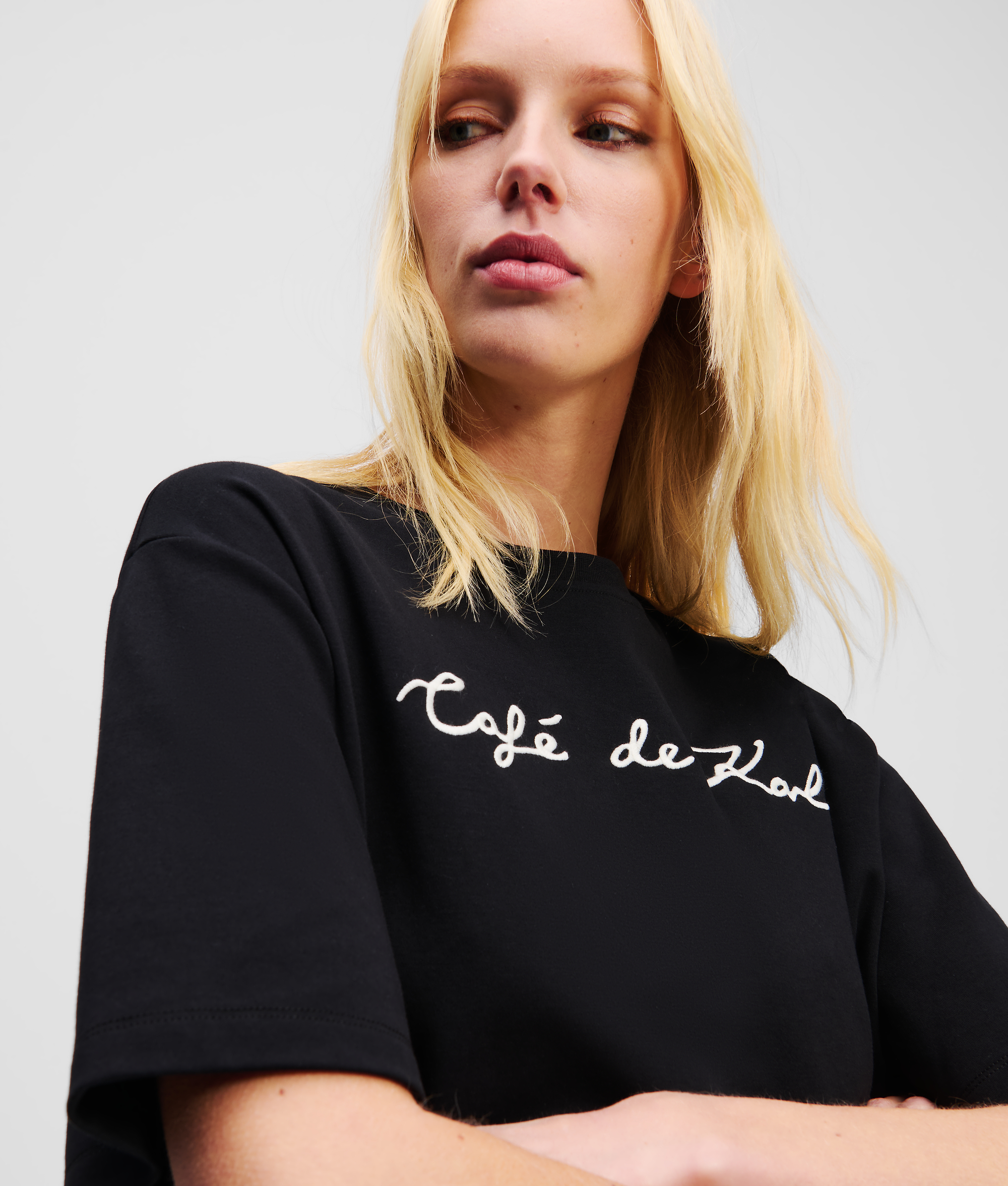 Karl Lagerfeld Kl X Jorge Parra Oversized T-shirt In Black