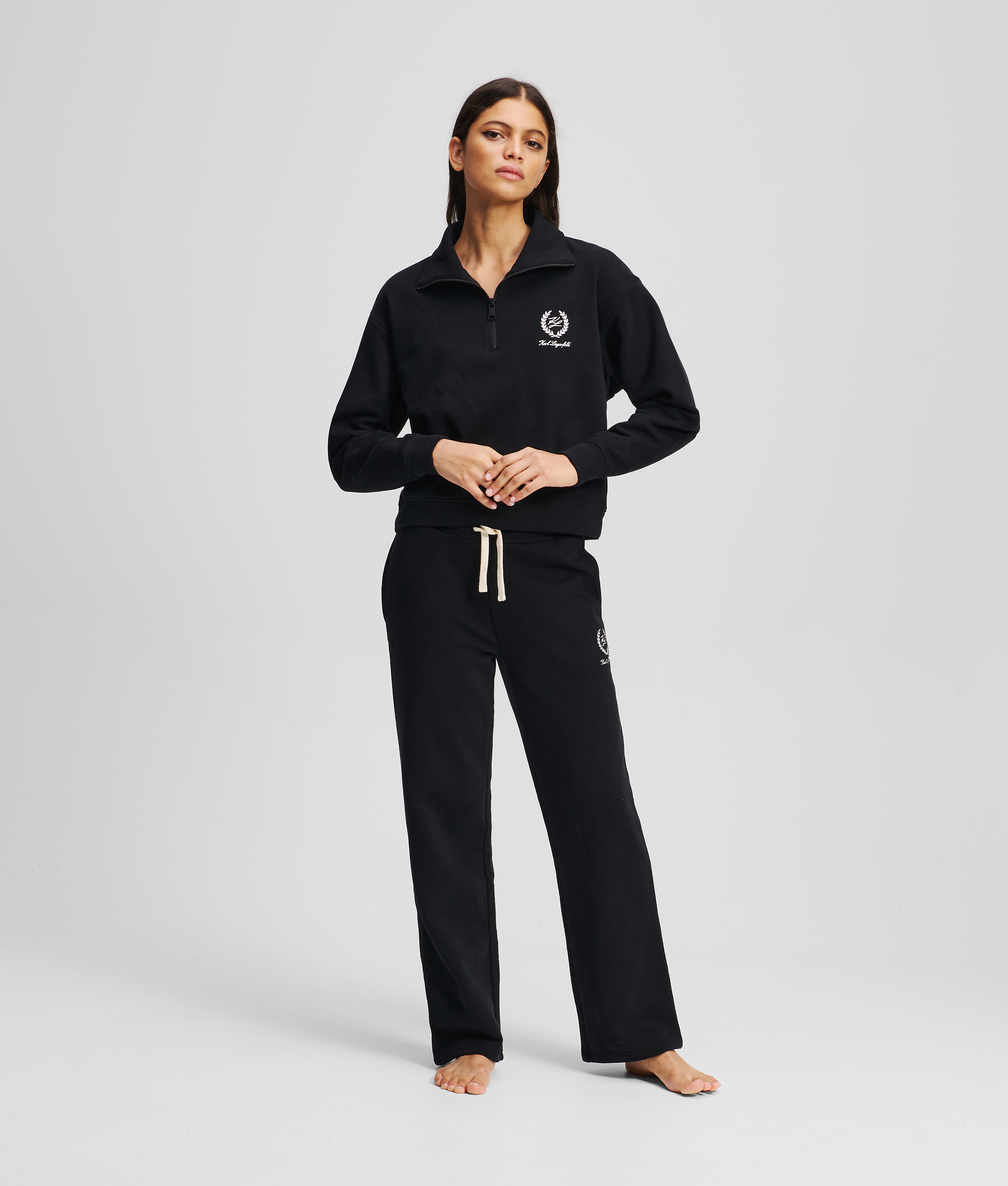 Karl Lagerfeld Hotel Karl Loungewear Sweatpants In Black