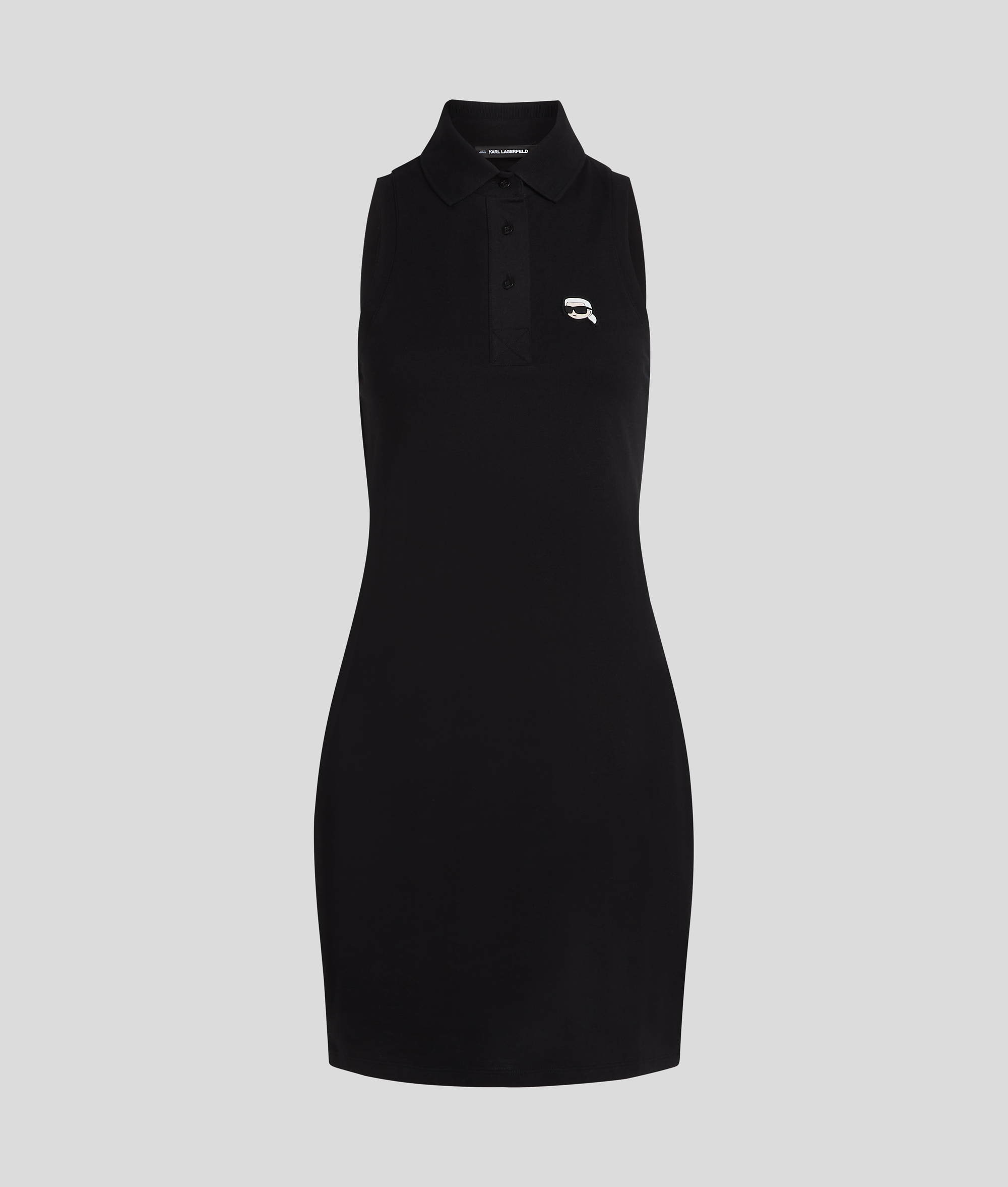 Karl Lagerfeld Ikon Polo Dress In Blue