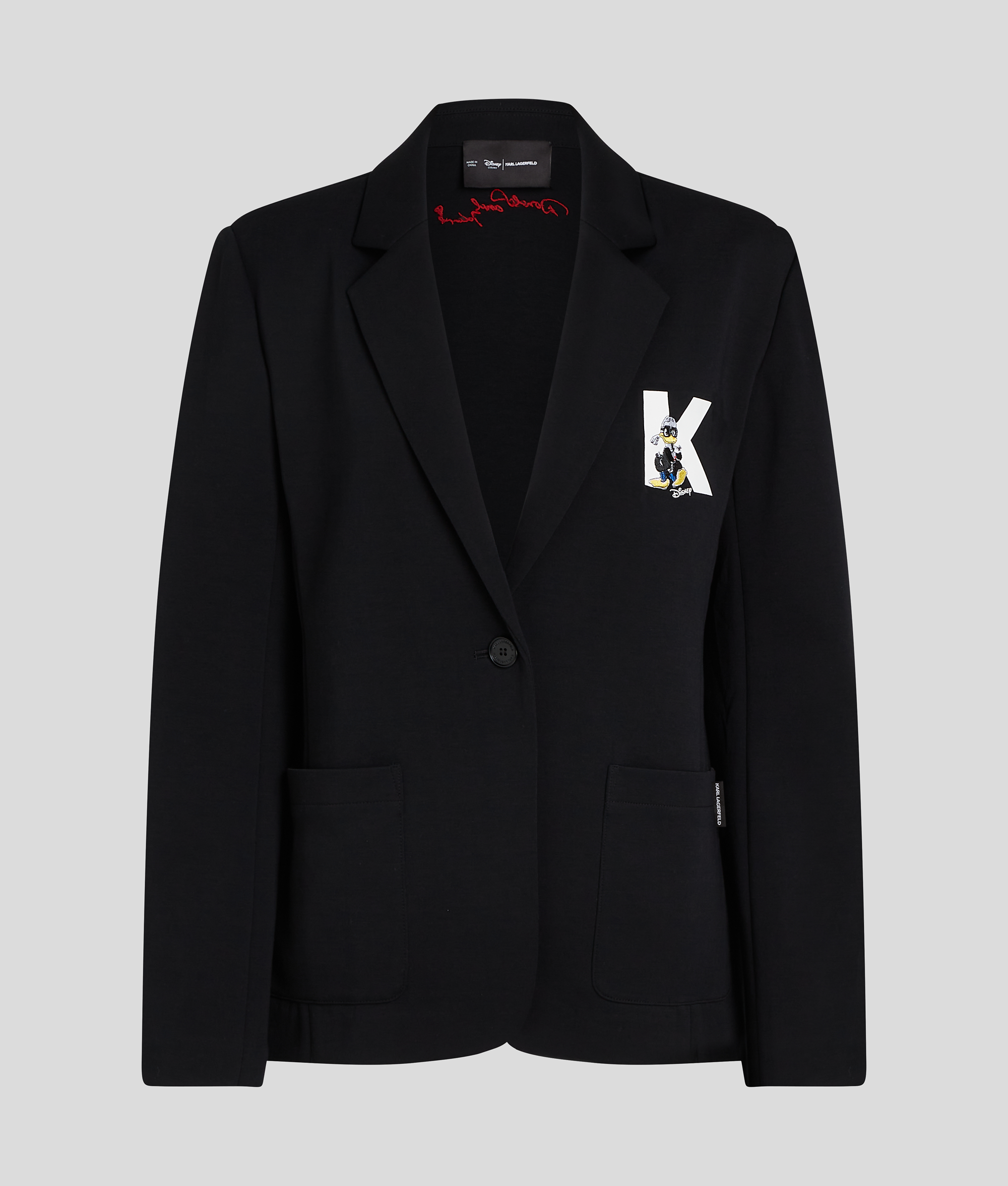 Karl Lagerfeld Disney X Kl Blazer In Black