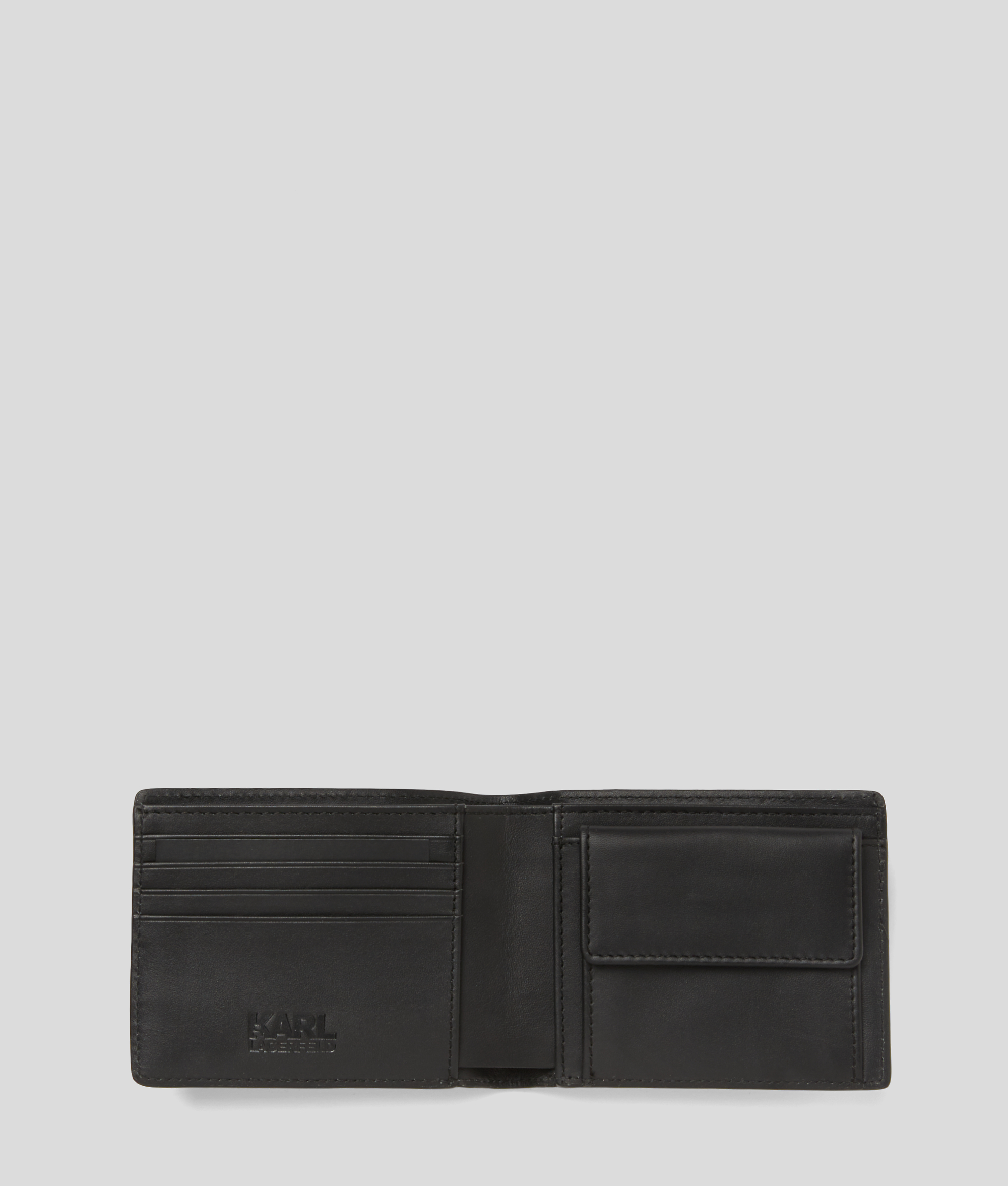 Karl Lagerfeld K/loom Leather Bi-fold Wallet