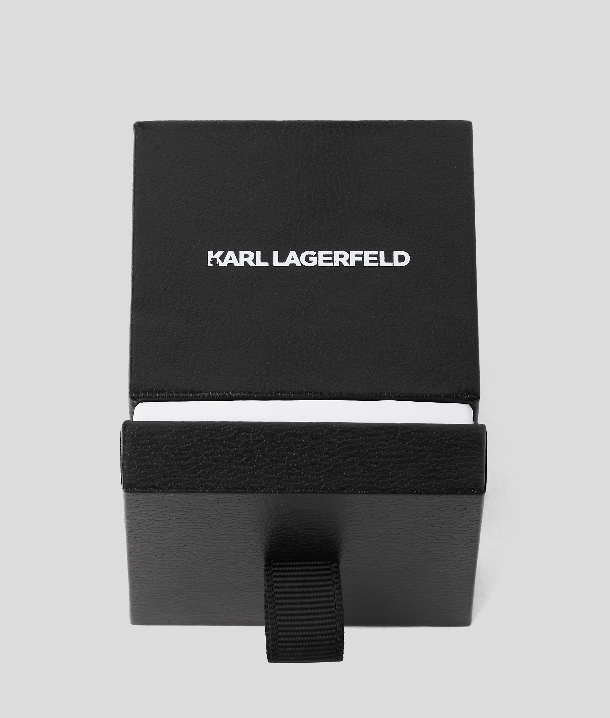 Karl Lagerfeld Ikon Pavé Karl Charm Earrings