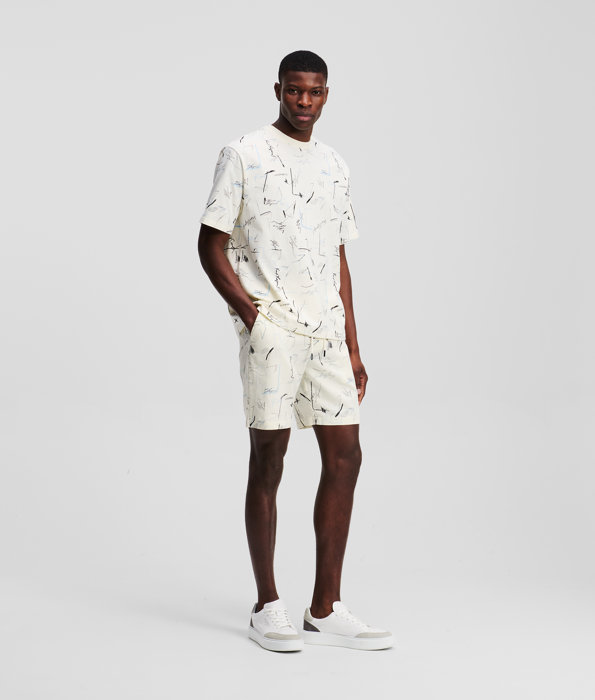 Karl Lagerfeld Man In White