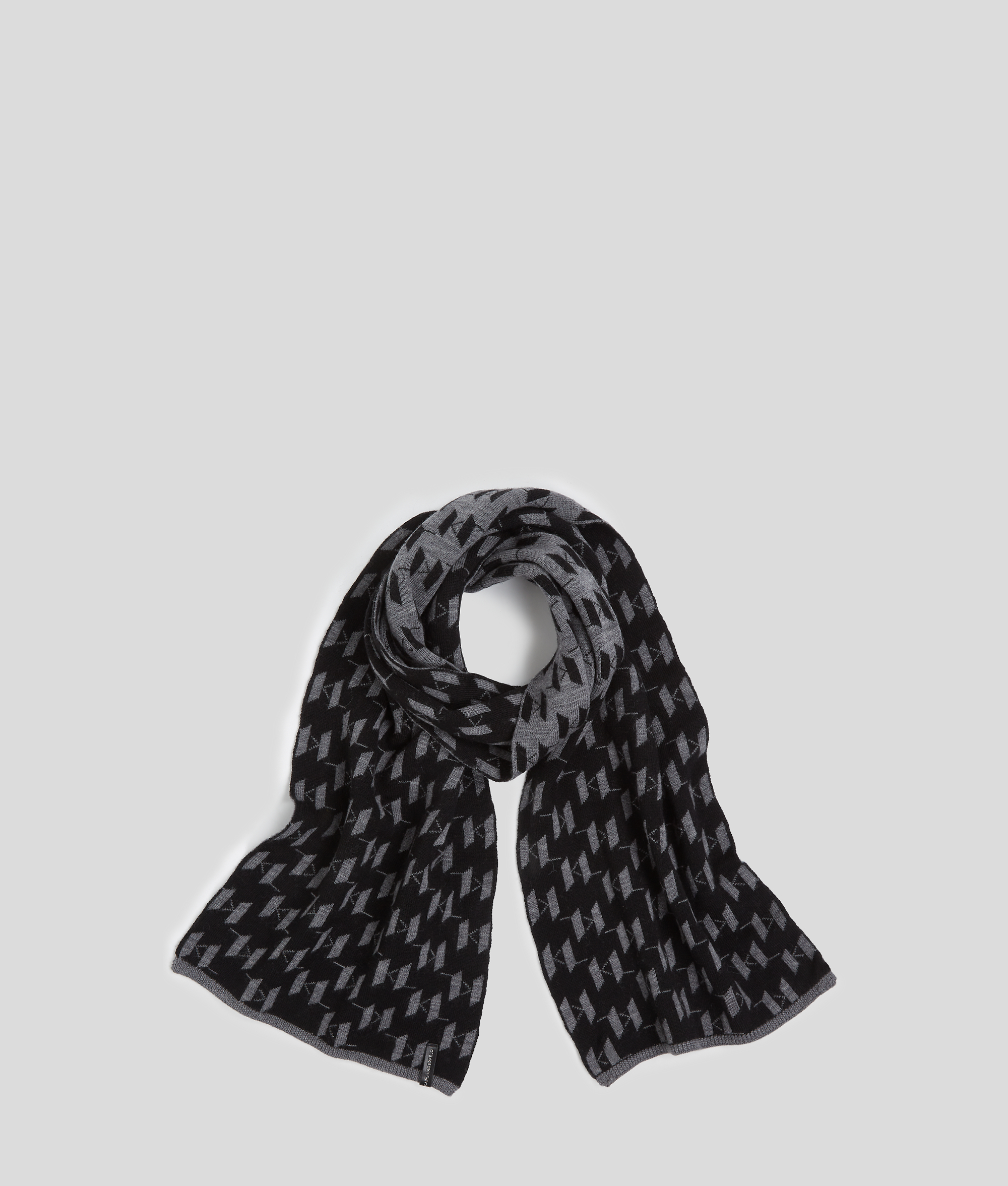 Karl Lagerfeld K/monogram Woven Scarf