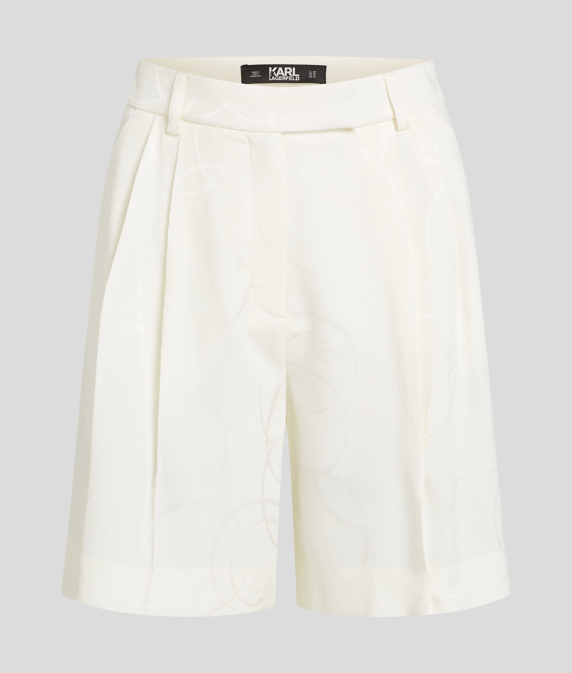 Karl Lagerfeld, Satin Shorts, Woman, Pristine, Size: 4