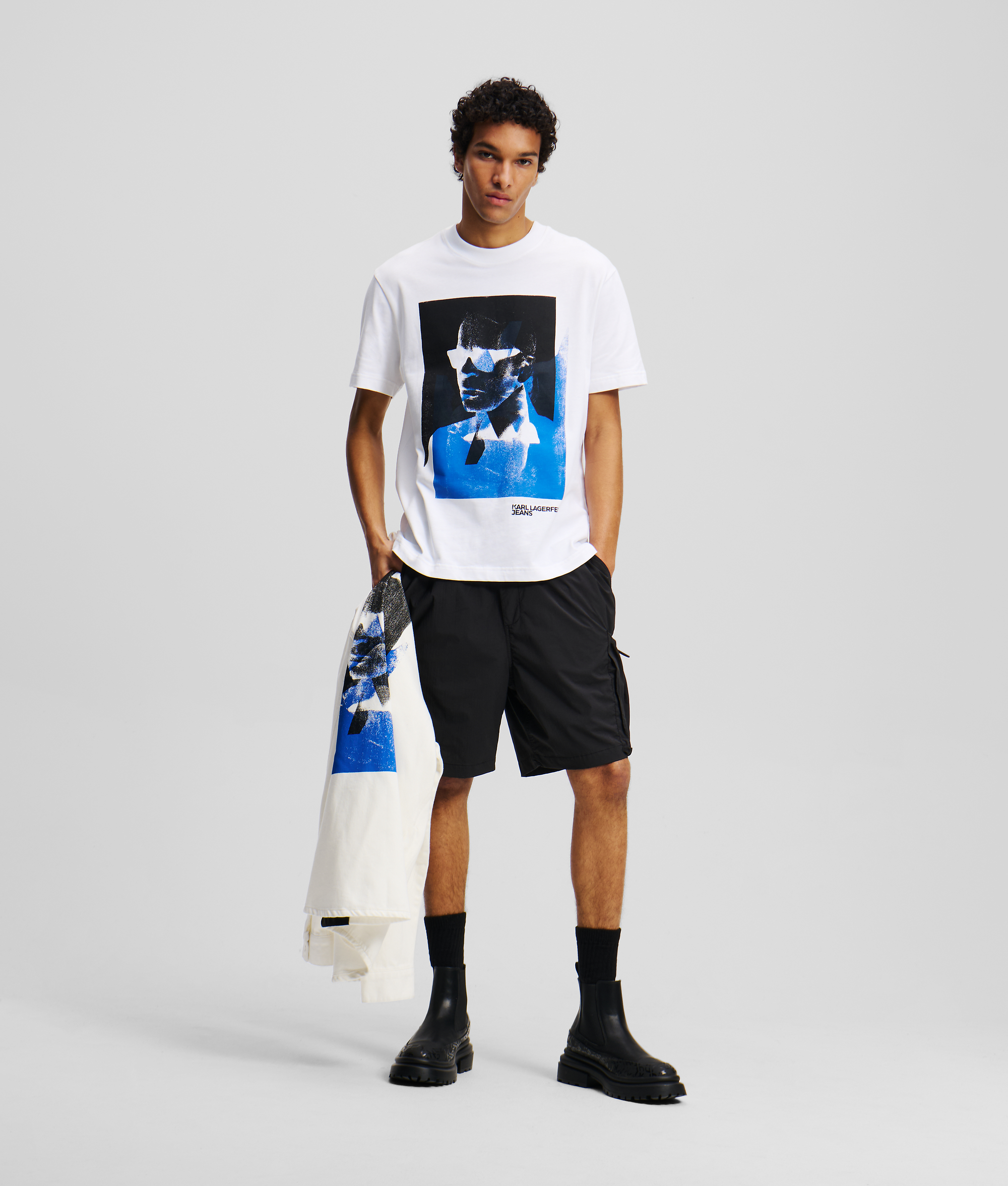 Karl Lagerfeld Man In White