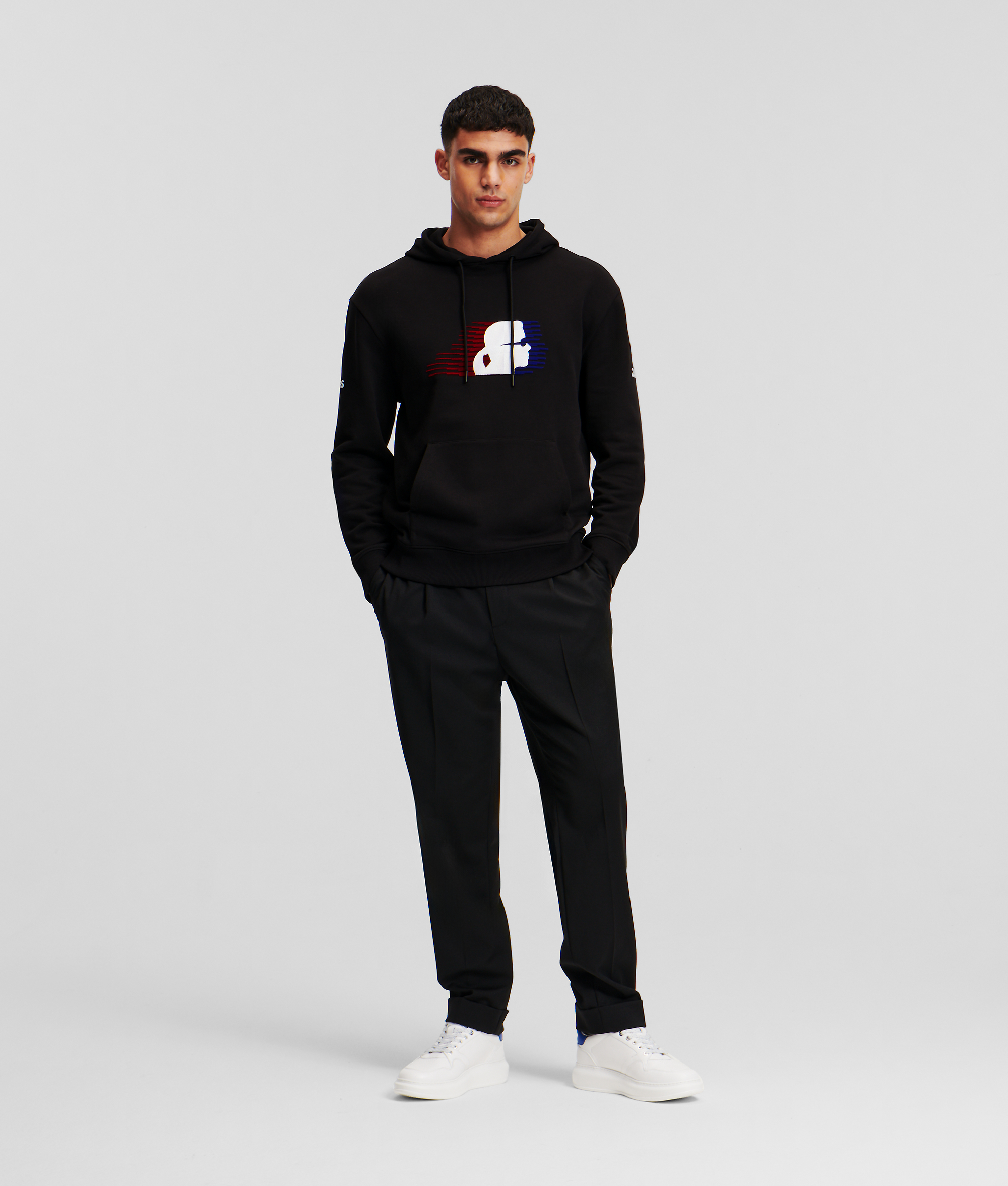 Karl Lagerfeld Paris Hoodie In Black