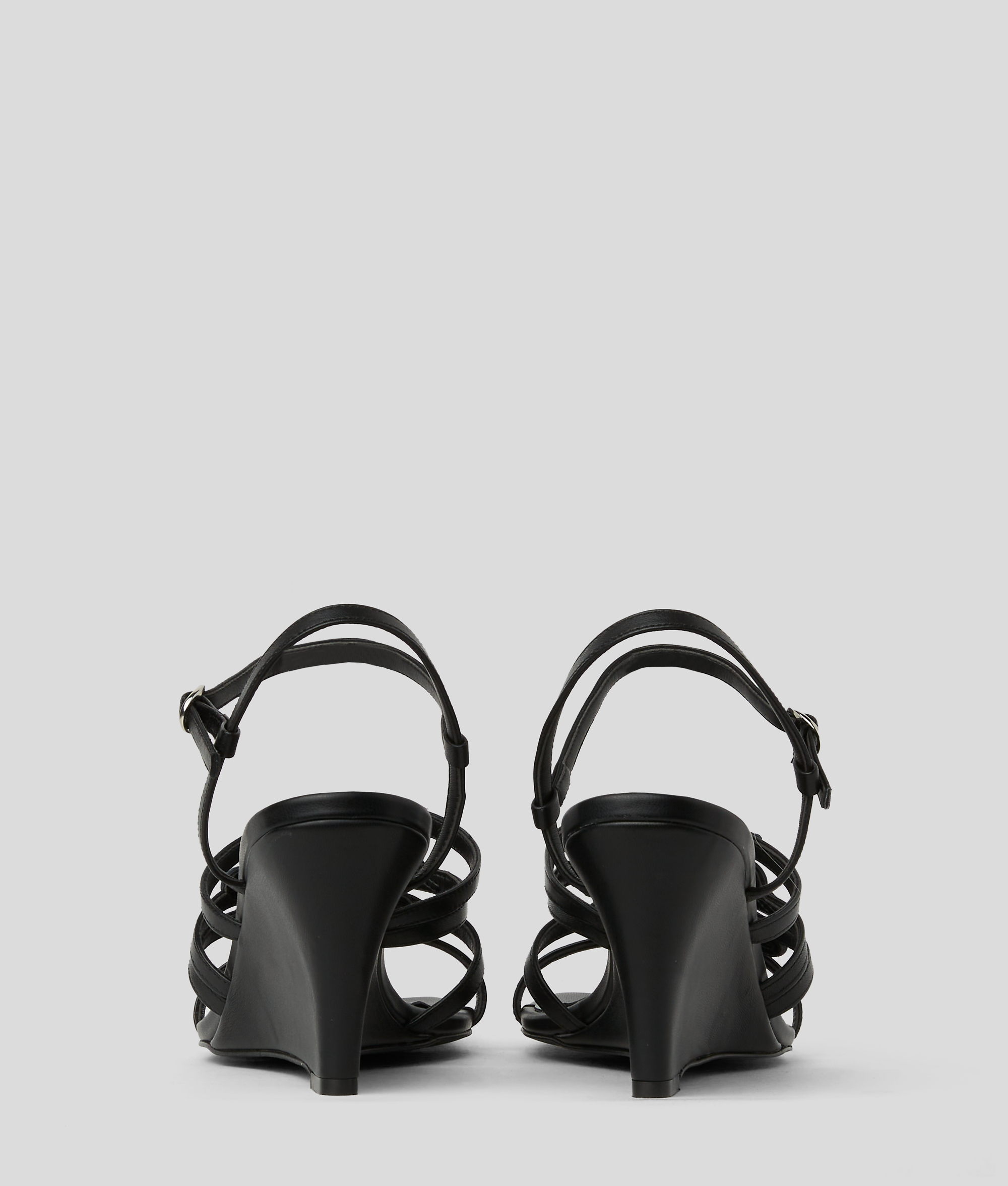 Karl Lagerfeld Rialto 80mm Leather Sandals