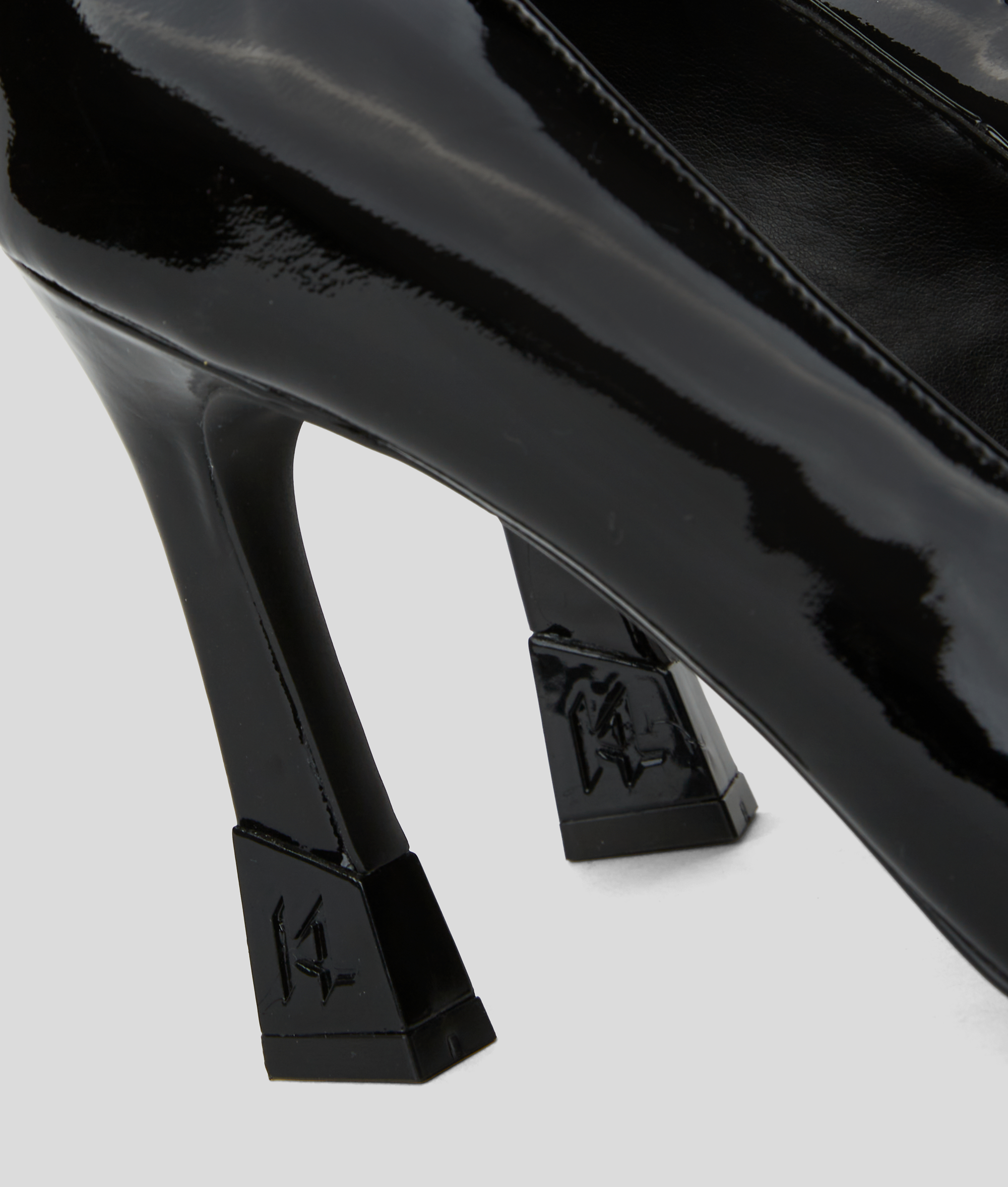 Karl Lagerfeld Premiere 90 Gloss Heels