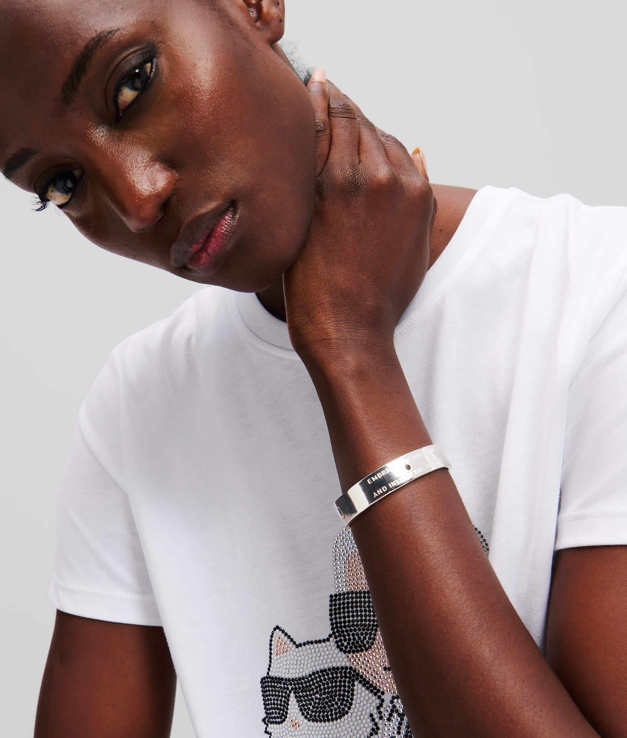 Karl Lagerfeld Karl Quote Bracelet