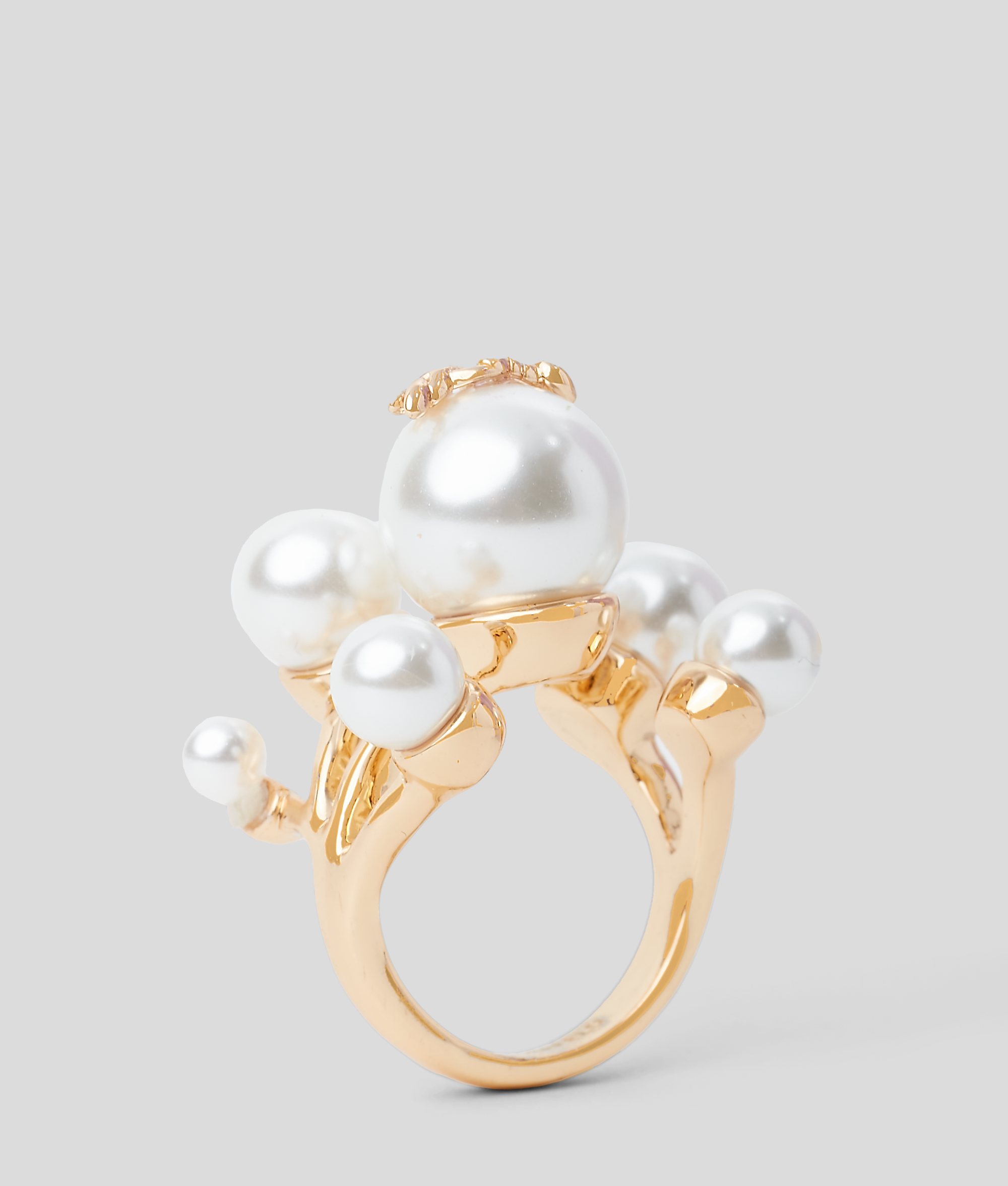 Karl Lagerfeld K/signature Pearls Ring
