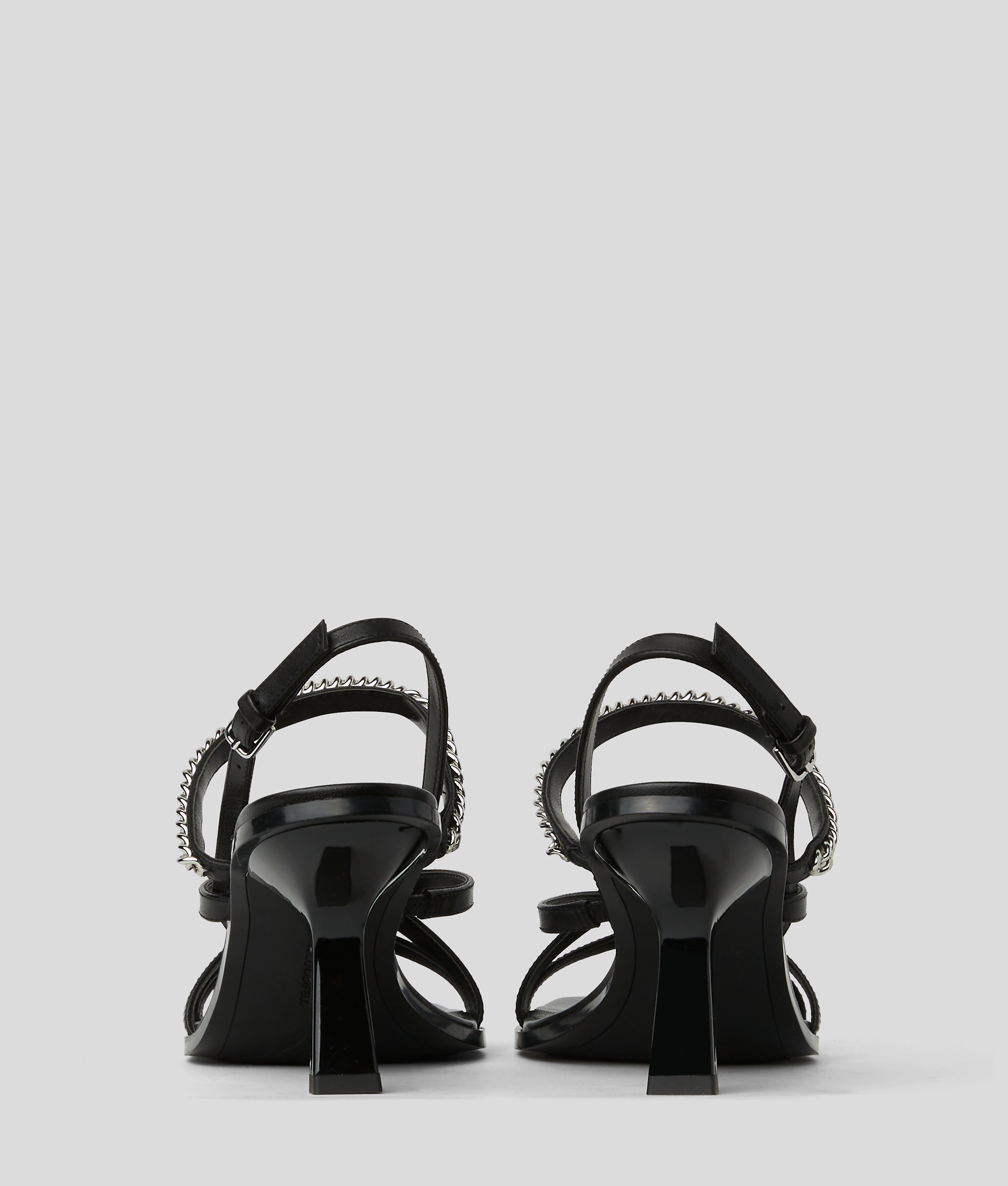 Karl Lagerfeld Karmel Signia Chain Strap Heeled Sandals