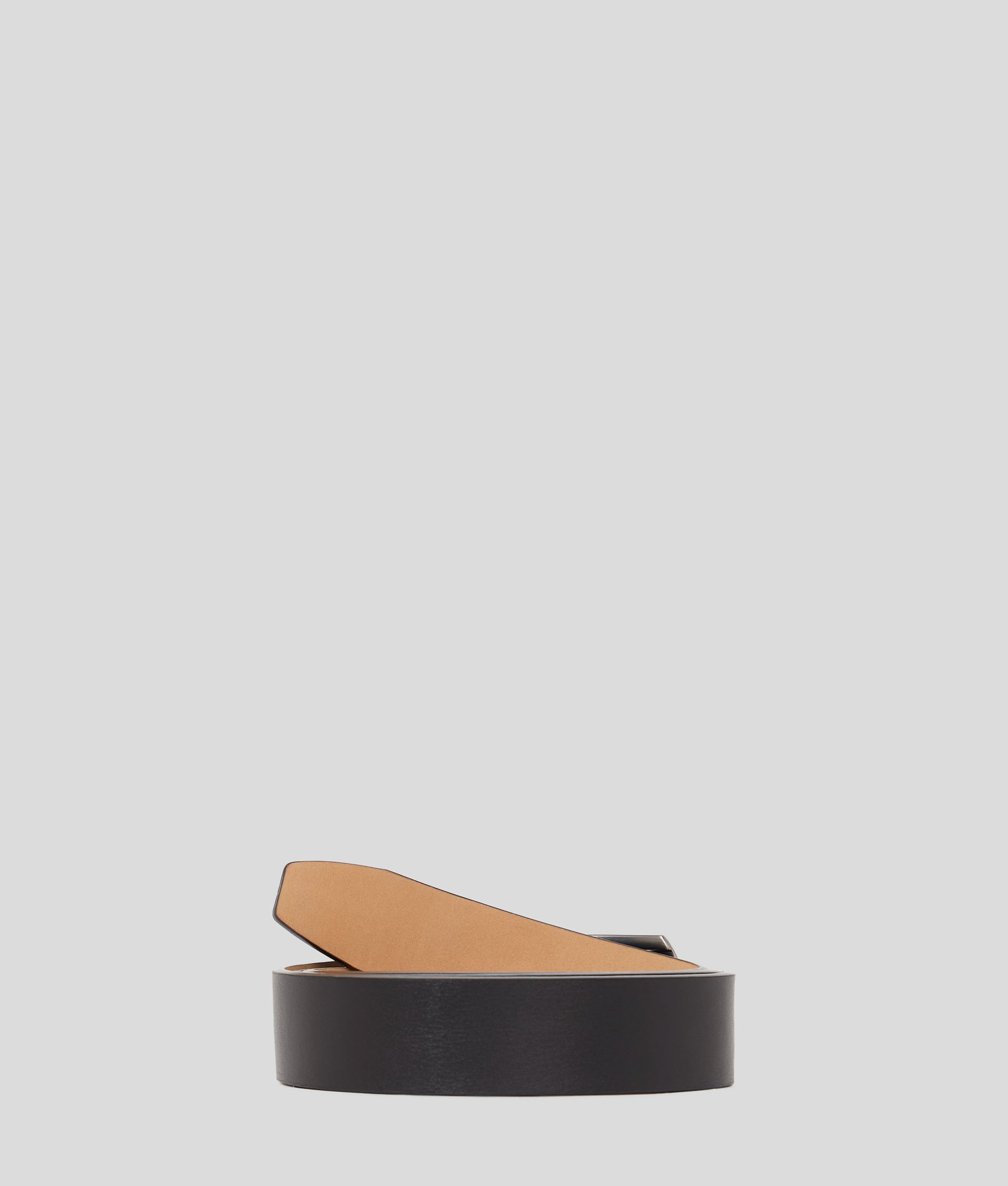 Karl Lagerfeld K/essential Leather Belt