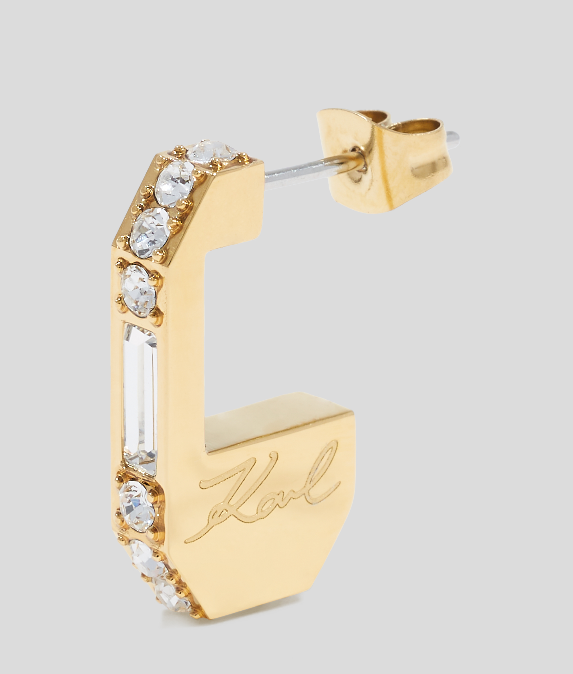 Karl Lagerfeld Crystals Earrings