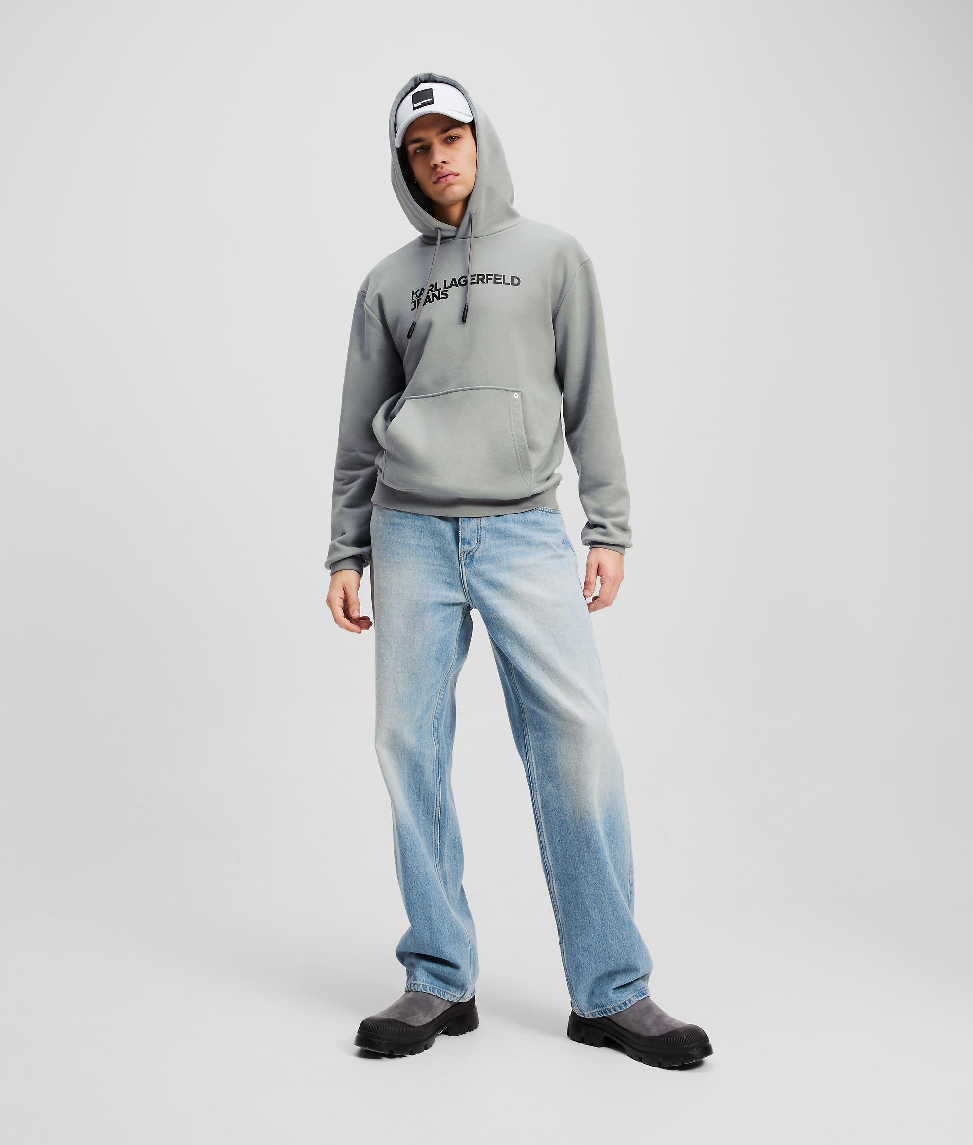 Karl Lagerfeld Man In Gray