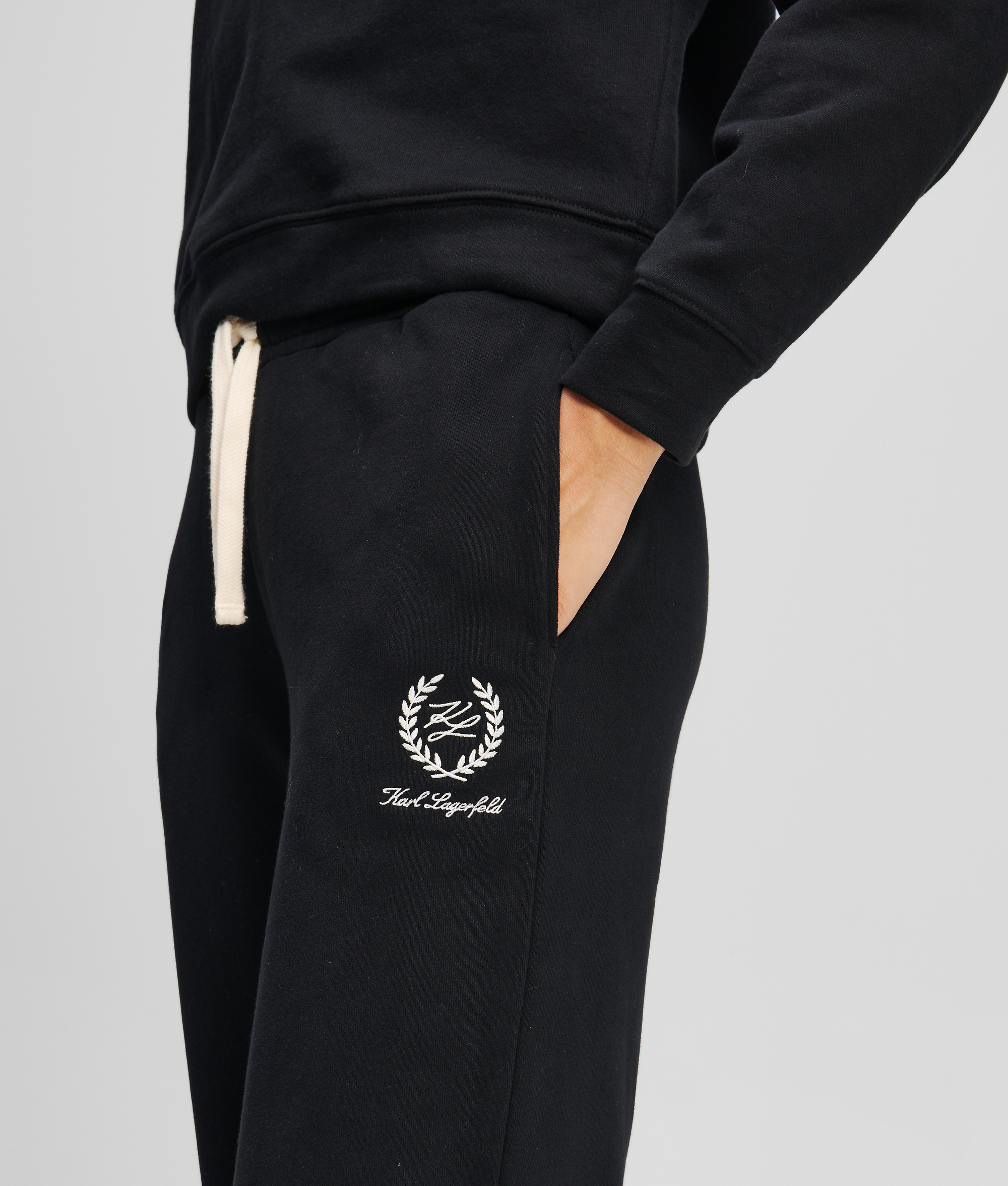 Karl Lagerfeld Hotel Karl Loungewear Sweatpants In Black