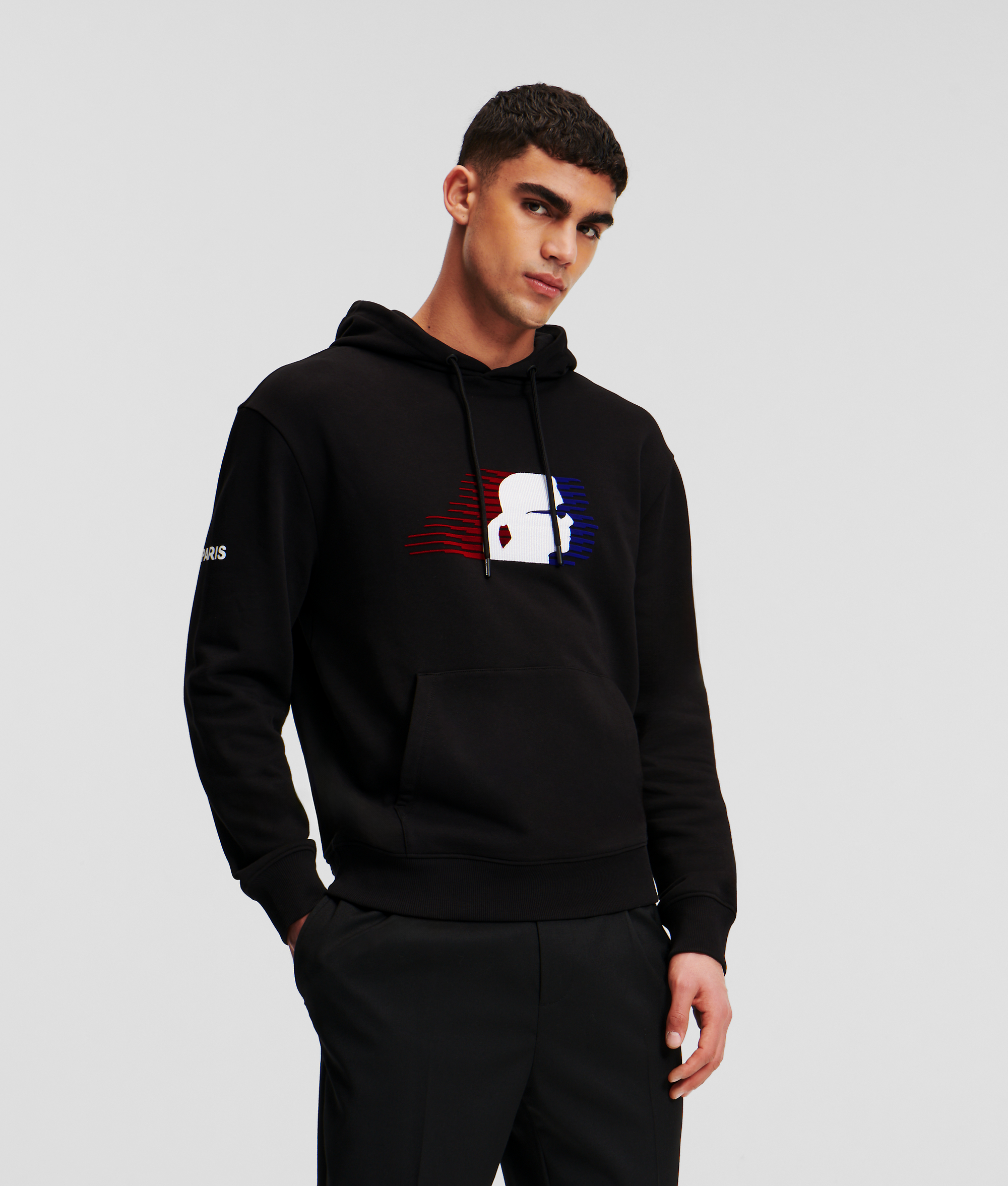 Karl Lagerfeld Paris Hoodie In Black