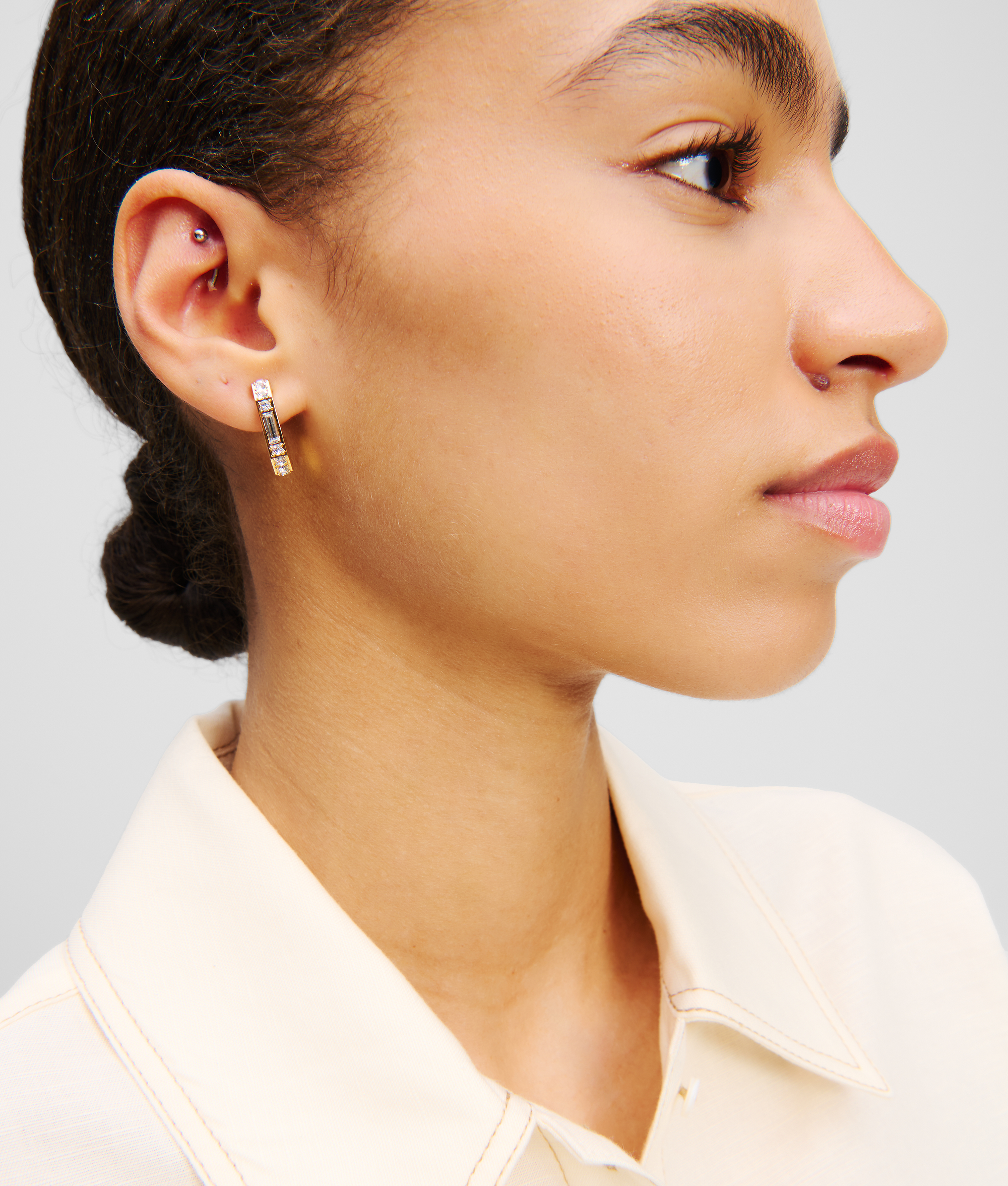 Karl Lagerfeld Crystals Earrings