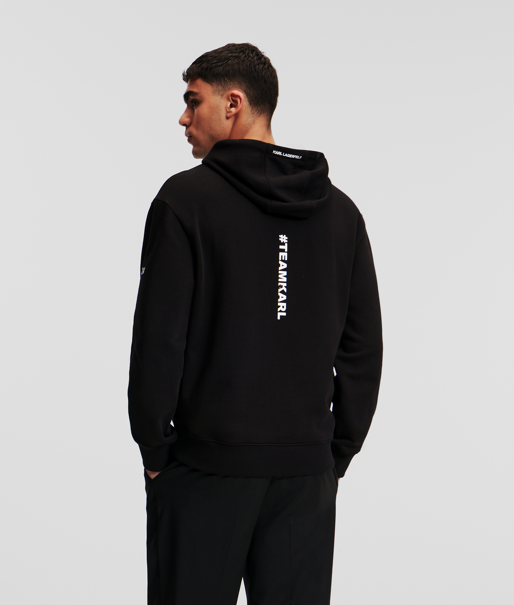 Karl Lagerfeld Paris Hoodie In Black